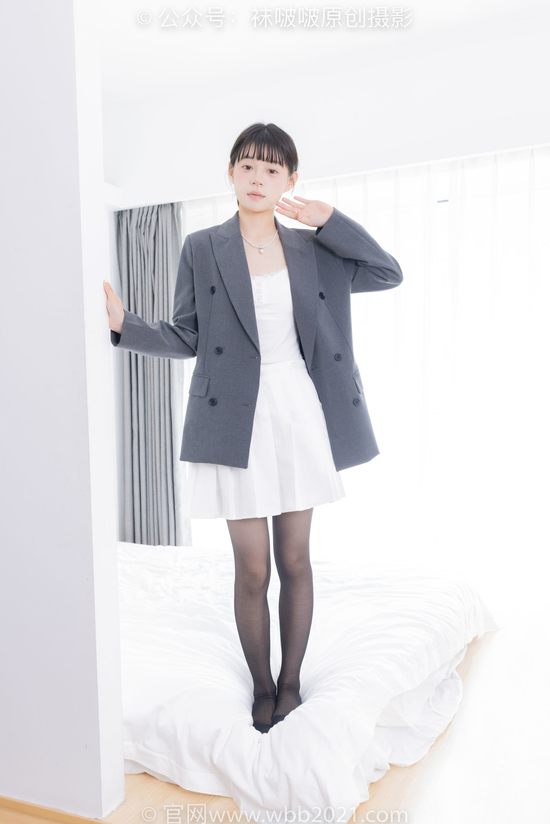 图片[37]-BoBoSocks袜啵啵 No.404 糯米 -板鞋、黑丝、ol风[145P]-六色网