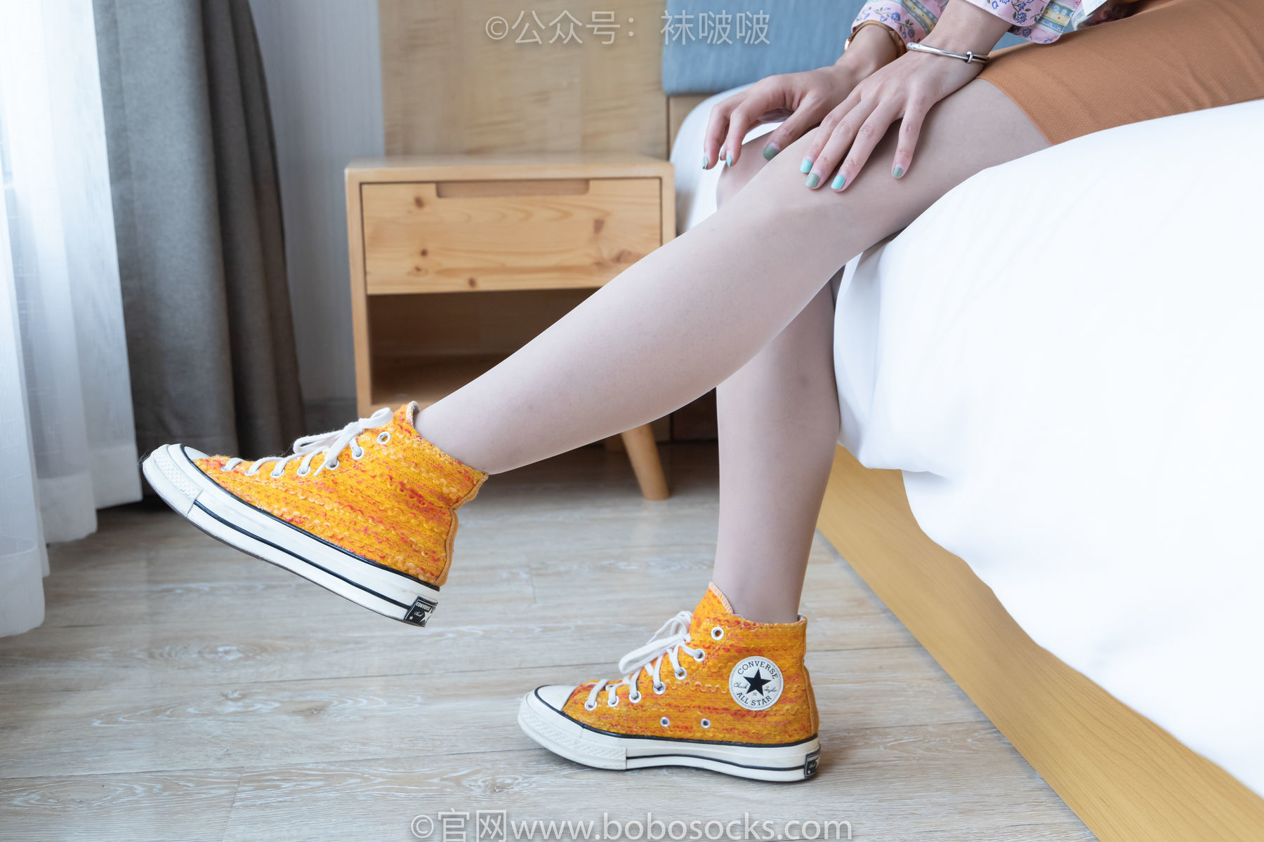 图片[16]-BoBoSocks袜啵啵 No.008 涵涵-帆布鞋、白色短棉袜、肉丝[139P]-六色网