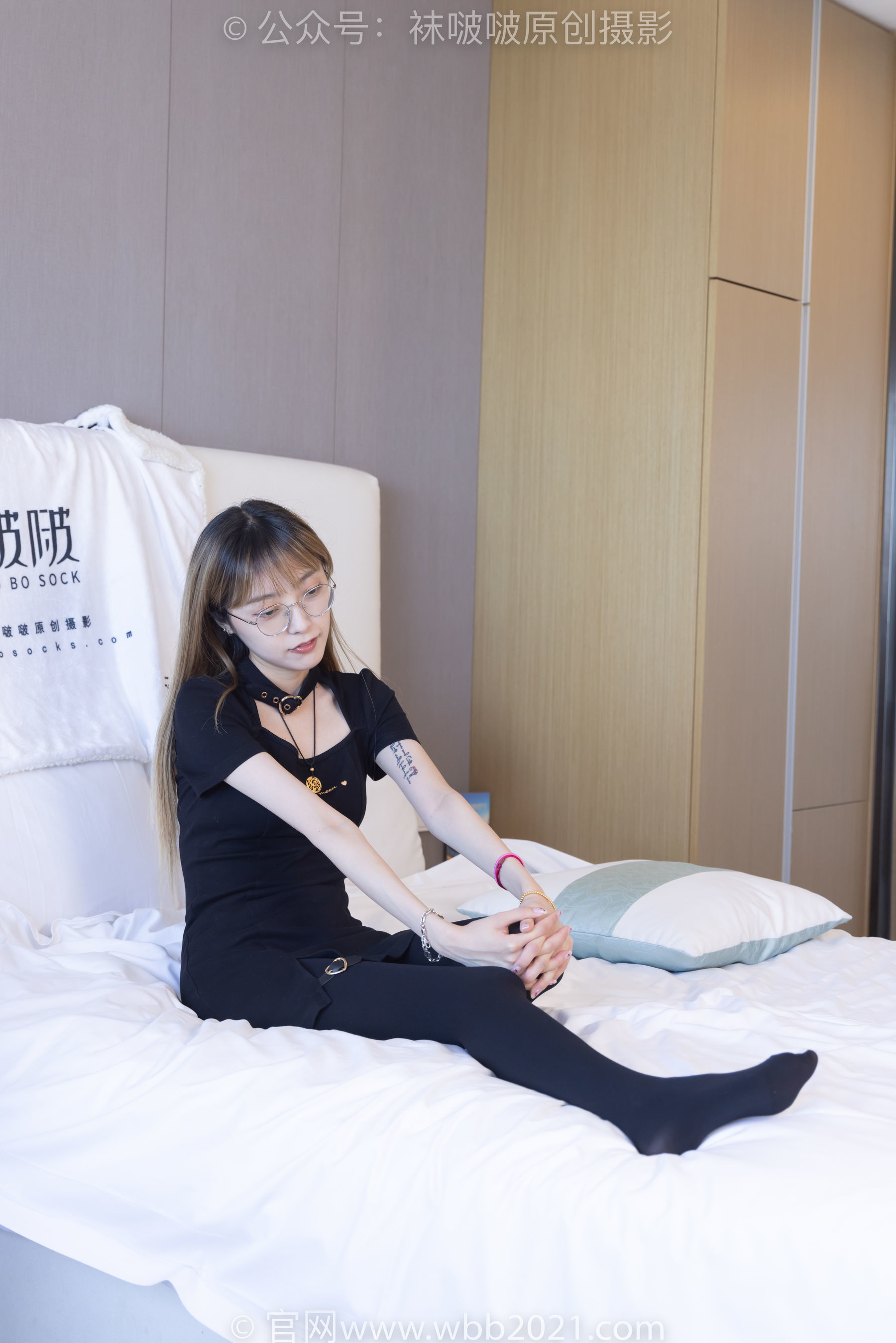 图片[13]-BoBoSocks袜啵啵 No.270 稚予 -高跟鞋、皮鞋、厚黑丝、黑色大腿棉袜[149P]-六色网