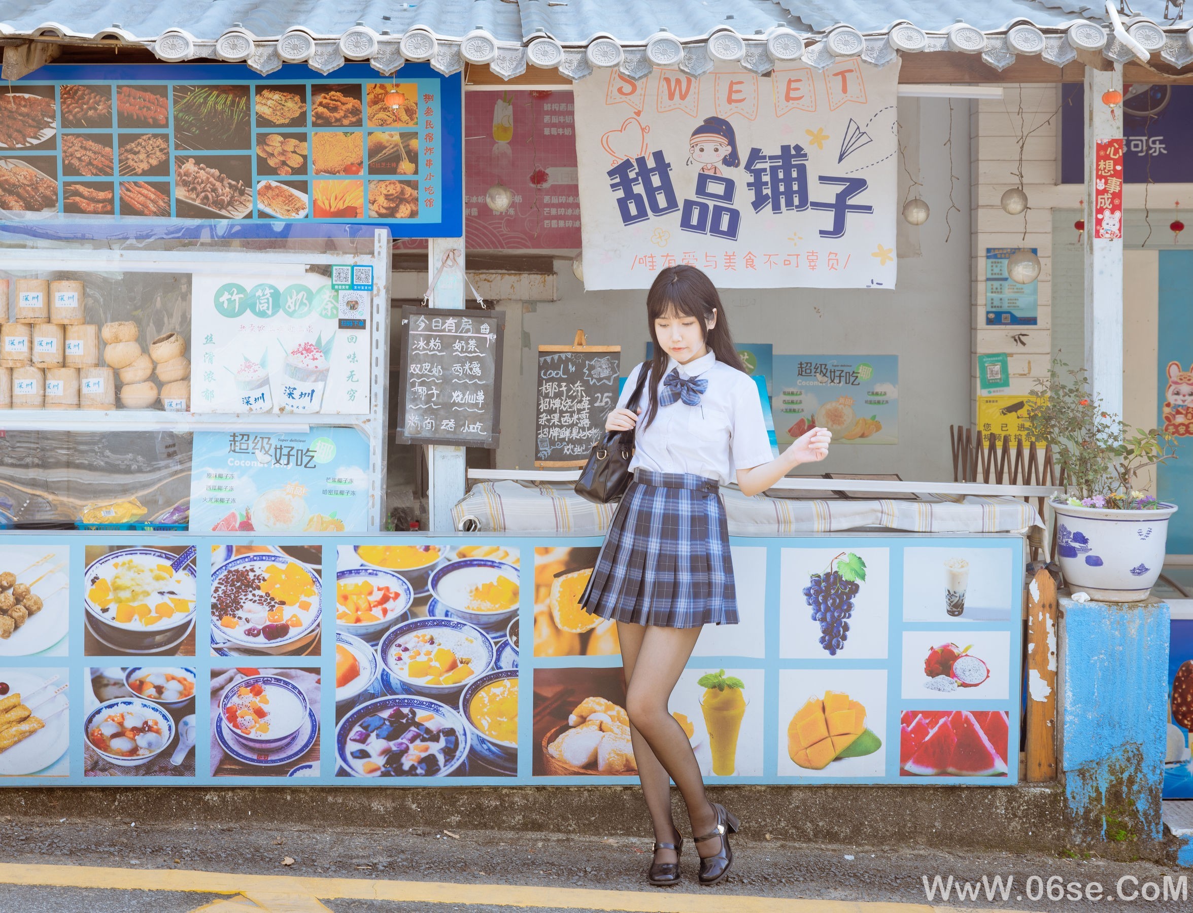 图片[22]-微博人气Coser不呆猫 – 泳衣JK学妹[59P]-六色网