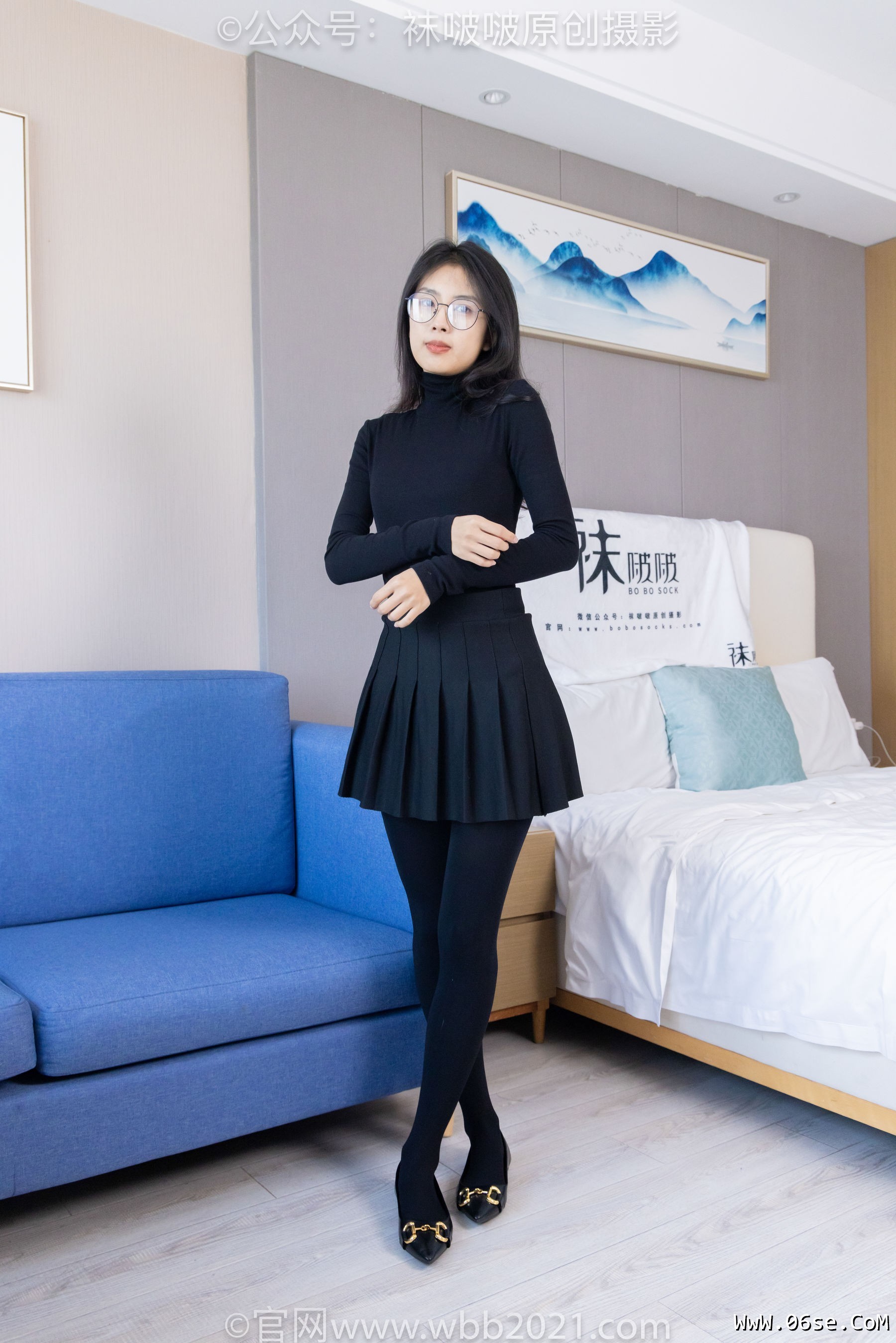 图片[114]-BoBoSocks袜啵啵 No.430 奶油 -平底鞋、厚黑丝、丝袜踩奶油小蛋糕剧情[146P]-六色网