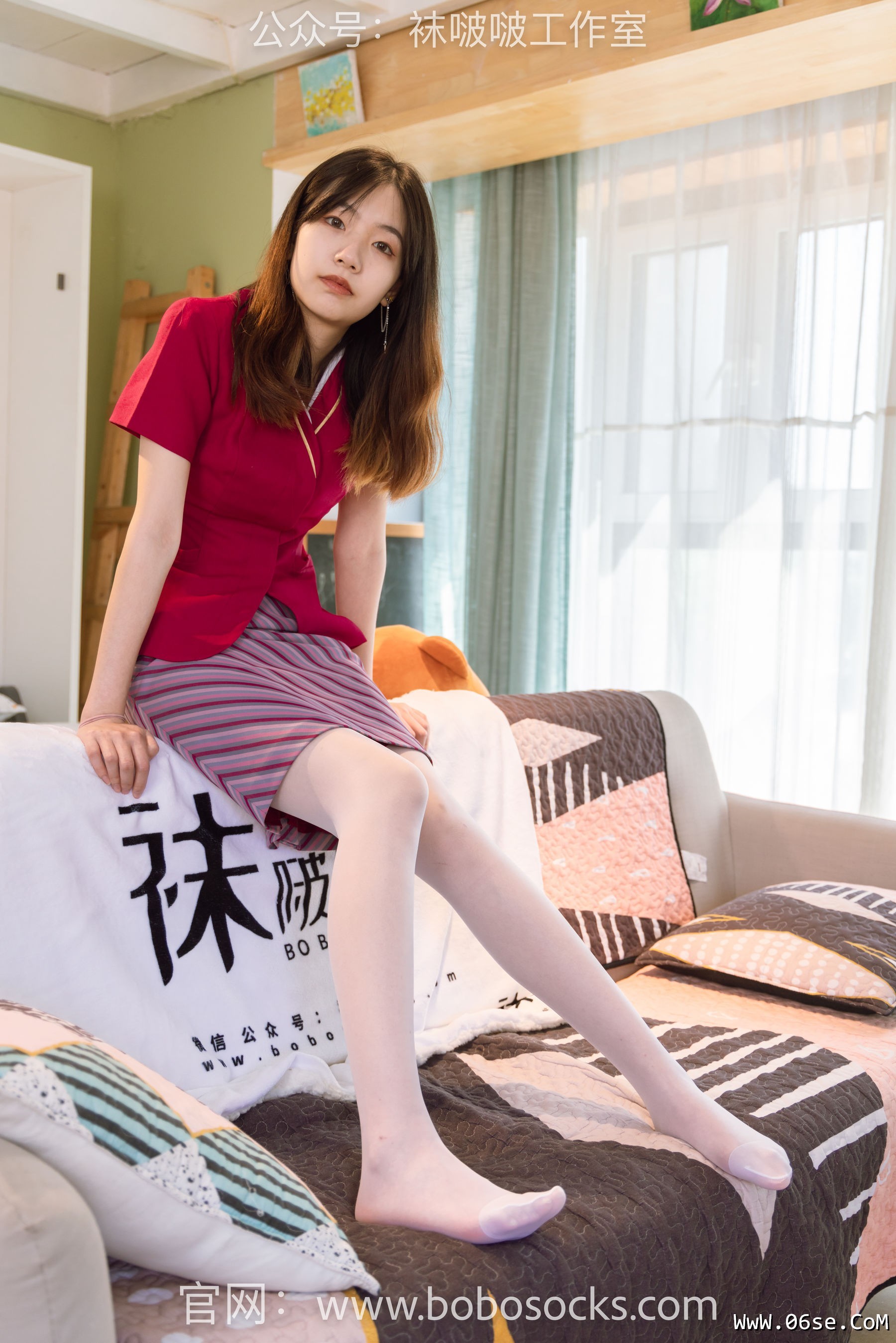 图片[66]-BoBoSocks袜啵啵 No.099 小甜豆-高跟鞋、黑丝、白丝[140P]-六色网