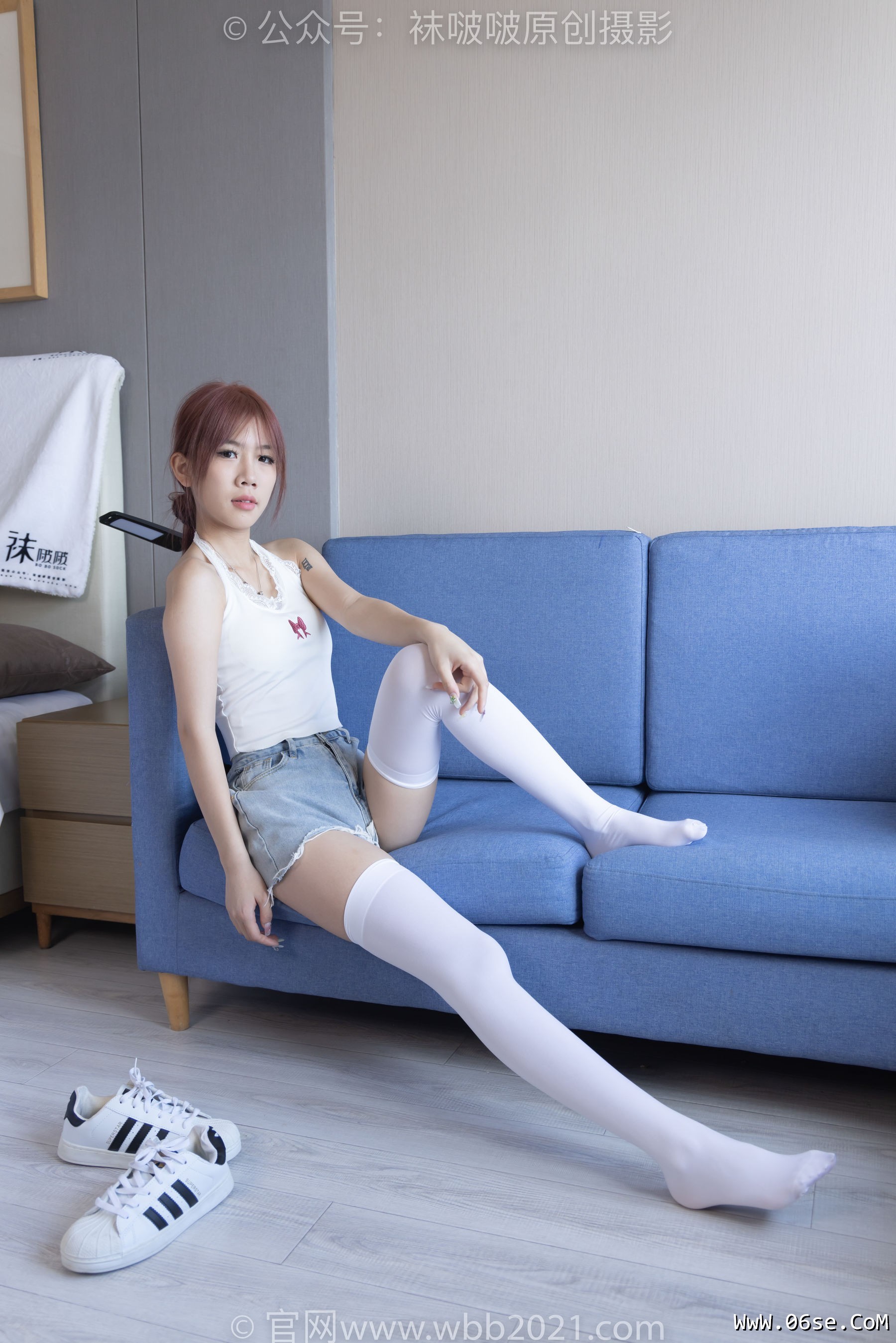 图片[137]-BoBoSocks袜啵啵 No.264 果冻 -高跟鞋、贝壳头板鞋、黑丝大腿袜、白丝大腿袜[179P]-六色网