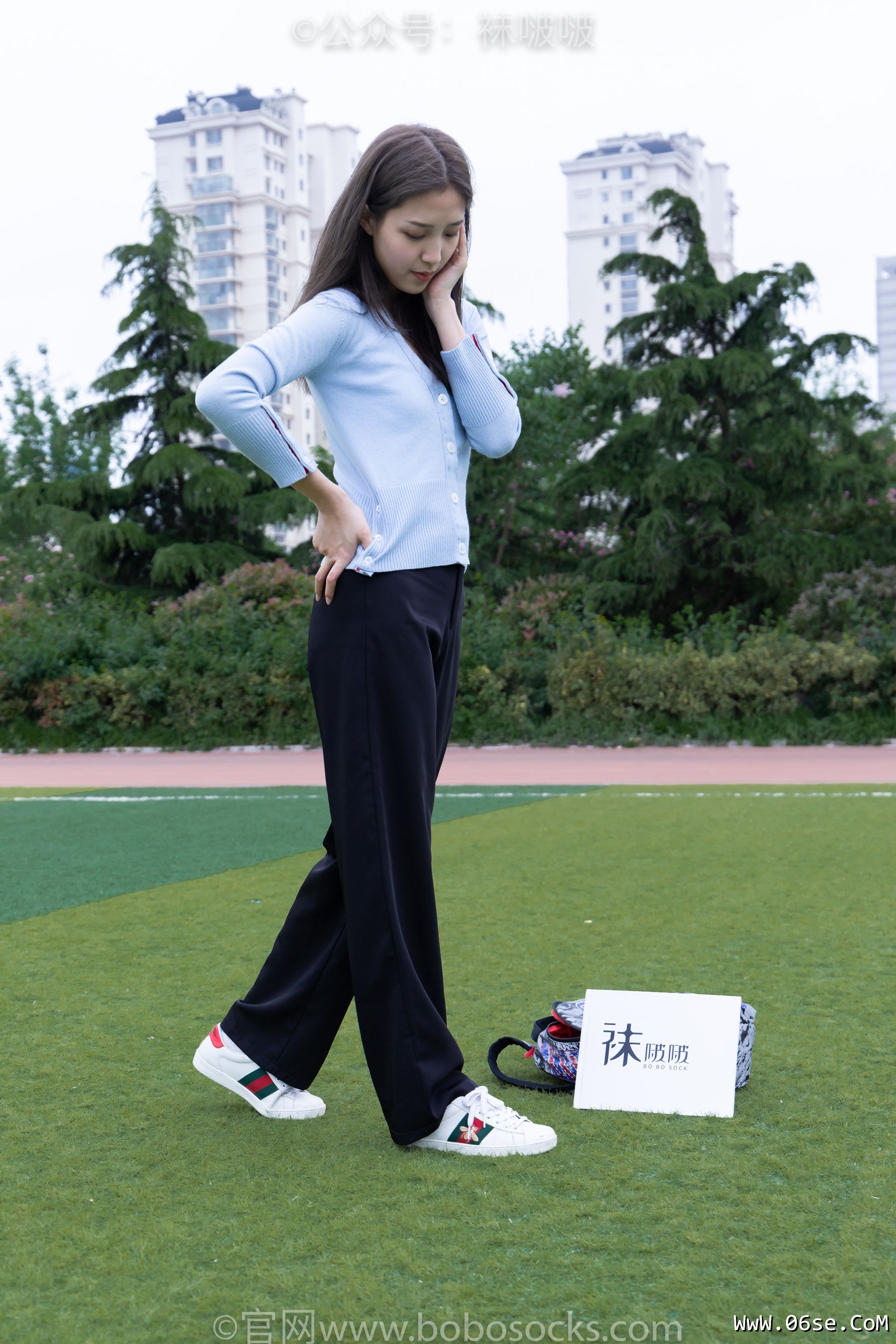 图片[9]-BoBoSocks袜啵啵 No.021 泡芙-板鞋、白棉袜、裸足[131P]-六色网