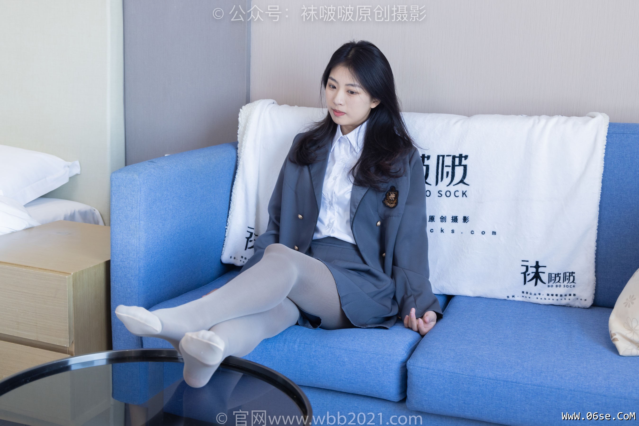 图片[111]-BoBoSocks袜啵啵 No.312 奶油 -高跟鞋、黑丝打底、肉丝[160P]-六色网