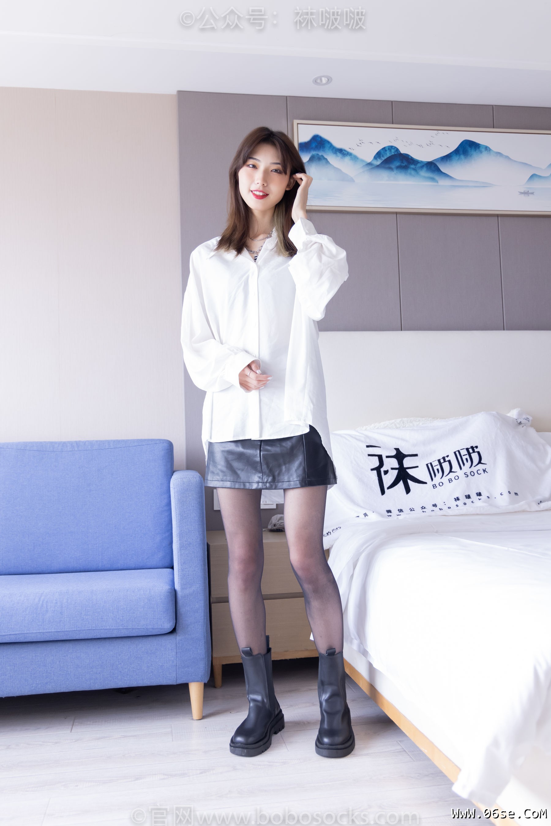 图片[4]-BoBoSocks袜啵啵 No.046 枫枫-短靴、黑丝[135P]-六色网