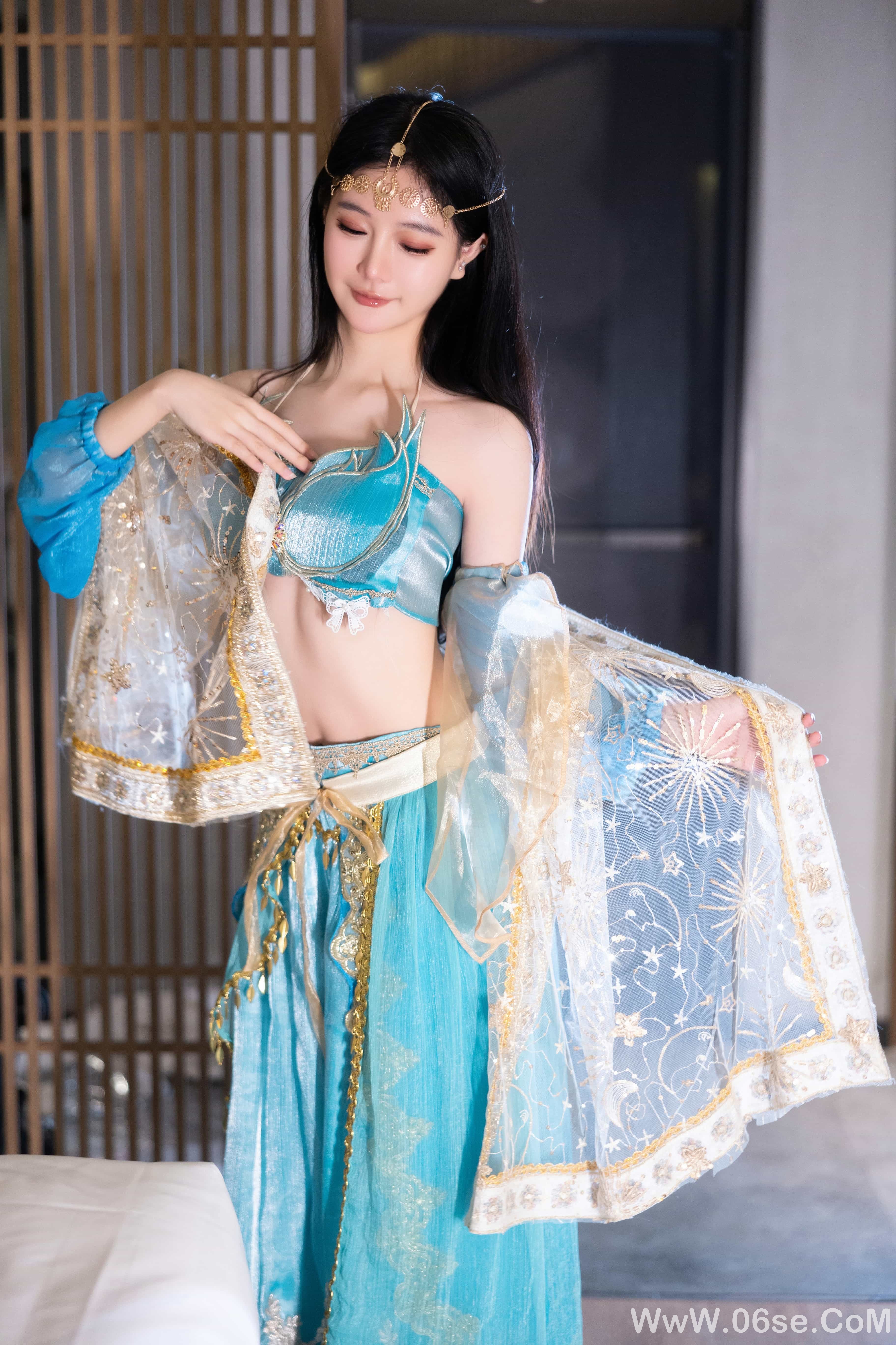 图片[89]-谢小蒽(幼幼) – 西域舞娘写真[92P]-六色网