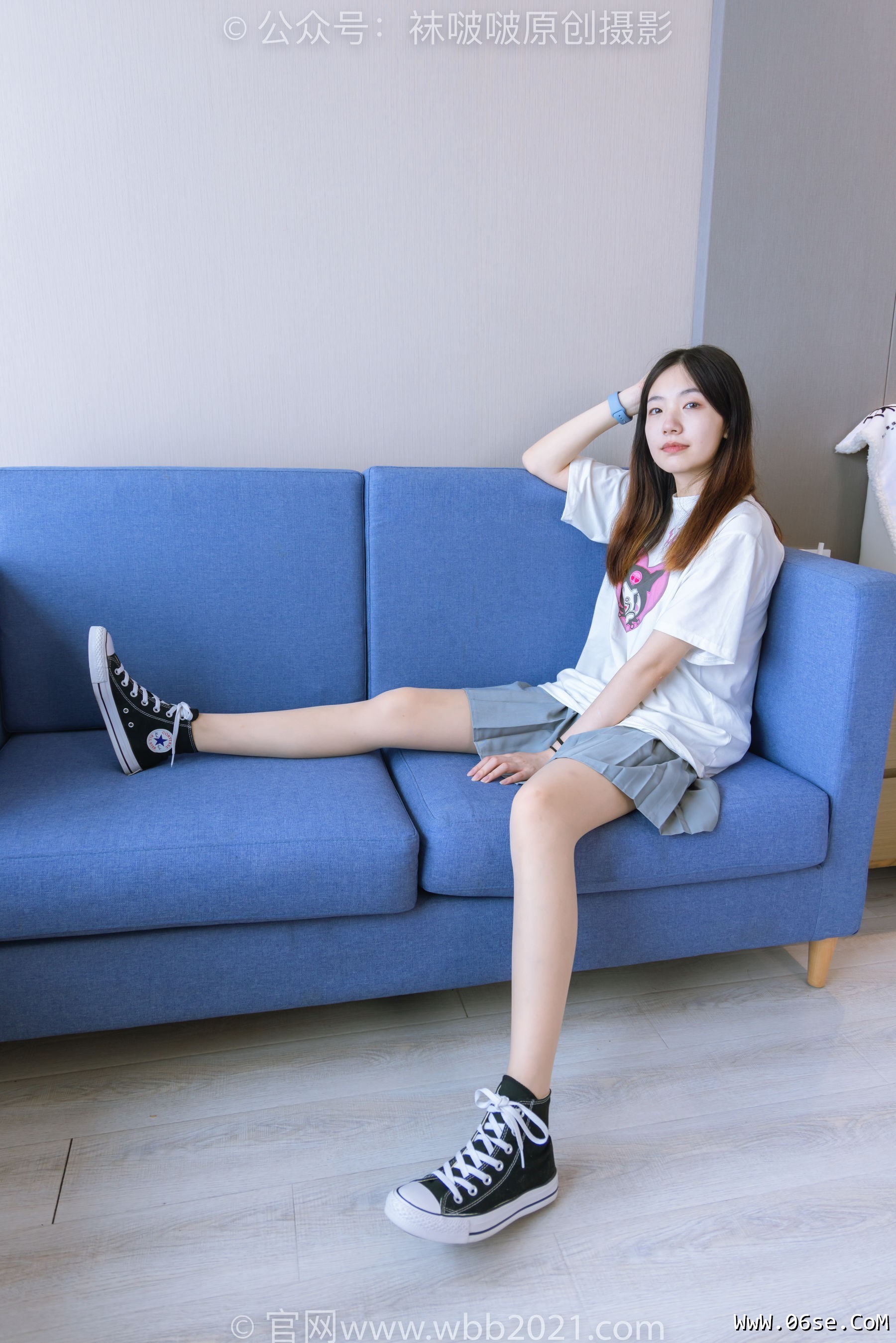 图片[69]-BoBoSocks袜啵啵 No.405 小甜豆 -匡威板鞋、肉丝[140P]-六色网