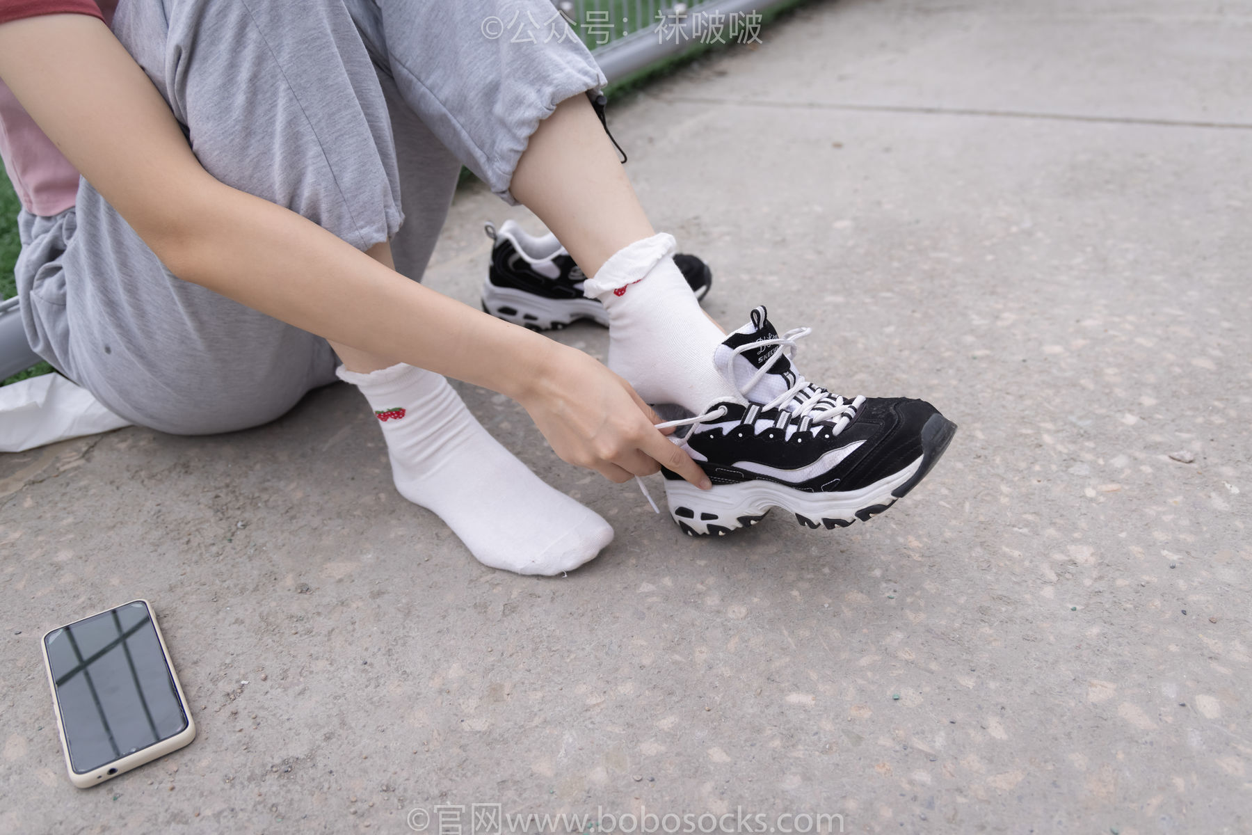 图片[61]-BoBoSocks袜啵啵 No.016 熊熊-斯凯奇运动鞋、棉袜、裸足[147P]-六色网