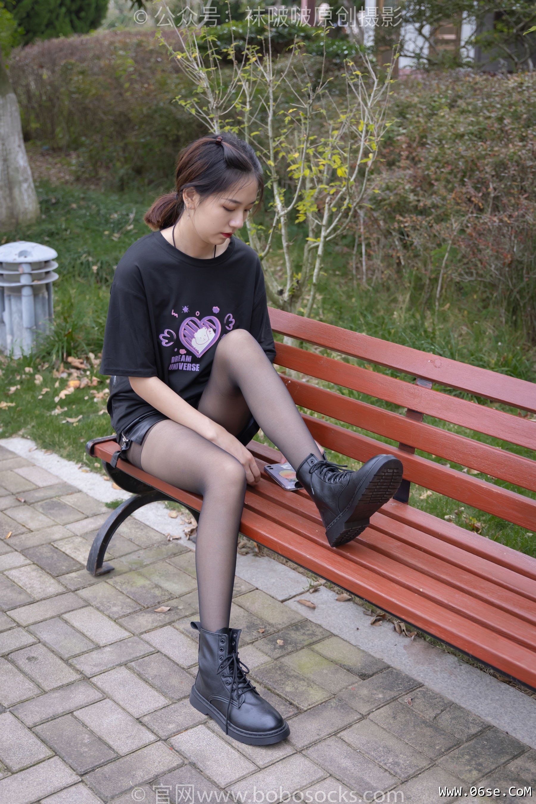 图片[47]-BoBoSocks袜啵啵 No.221 小甜豆-马丁靴、黑丝[133P]-六色网