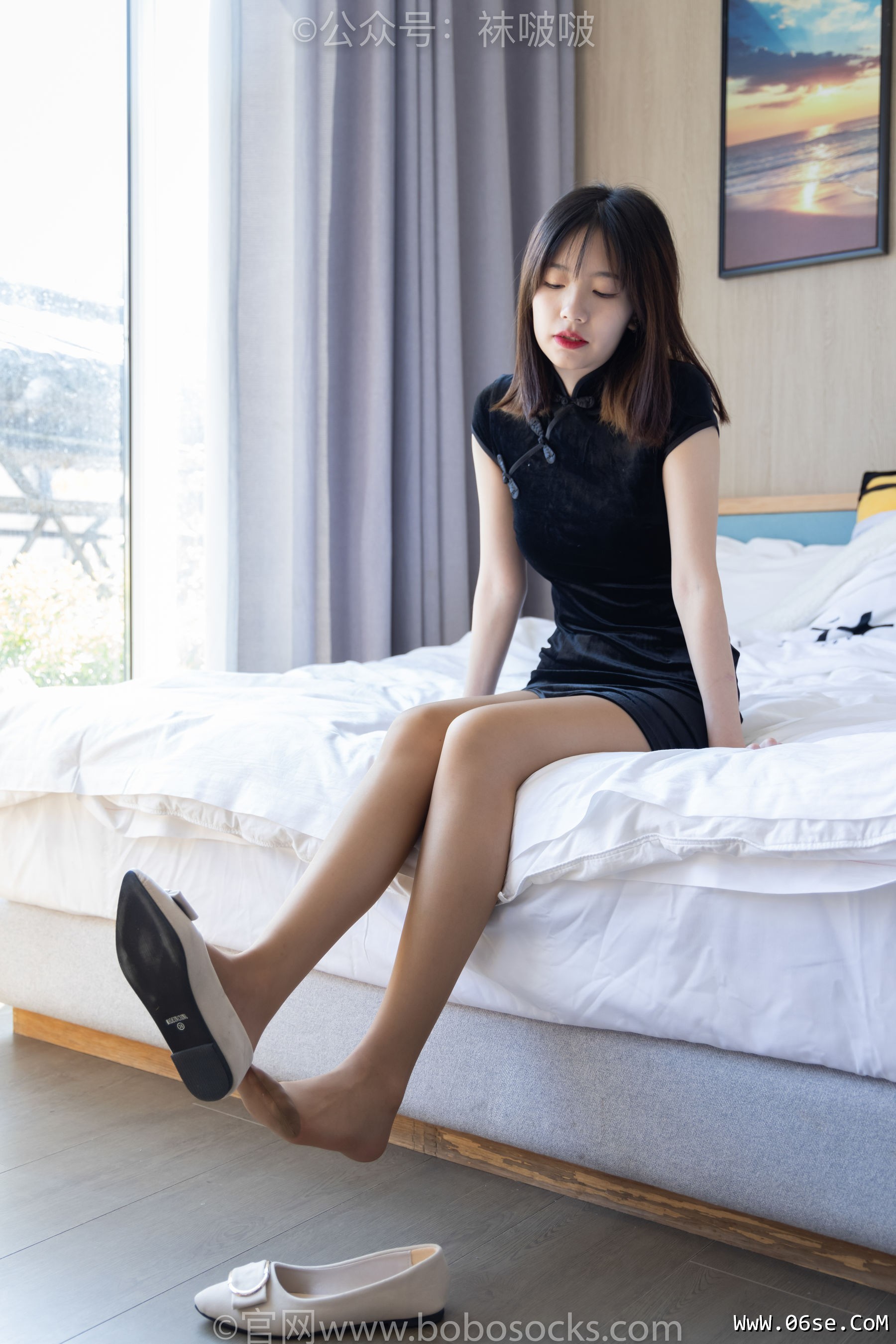 图片[43]-BoBoSocks袜啵啵 No.035 小甜豆-平底鞋、薄灰丝、薄咖啡丝[133P]-六色网