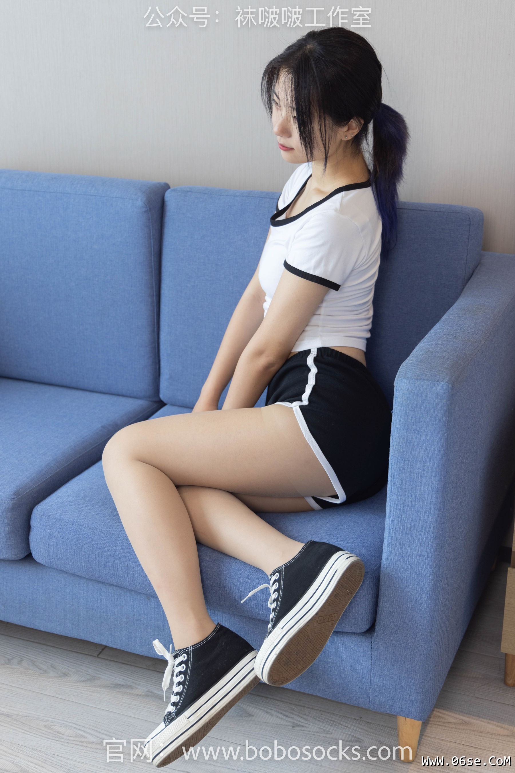图片[47]-BoBoSocks袜啵啵 No.098 小淳-板鞋、肉丝[140P]-六色网