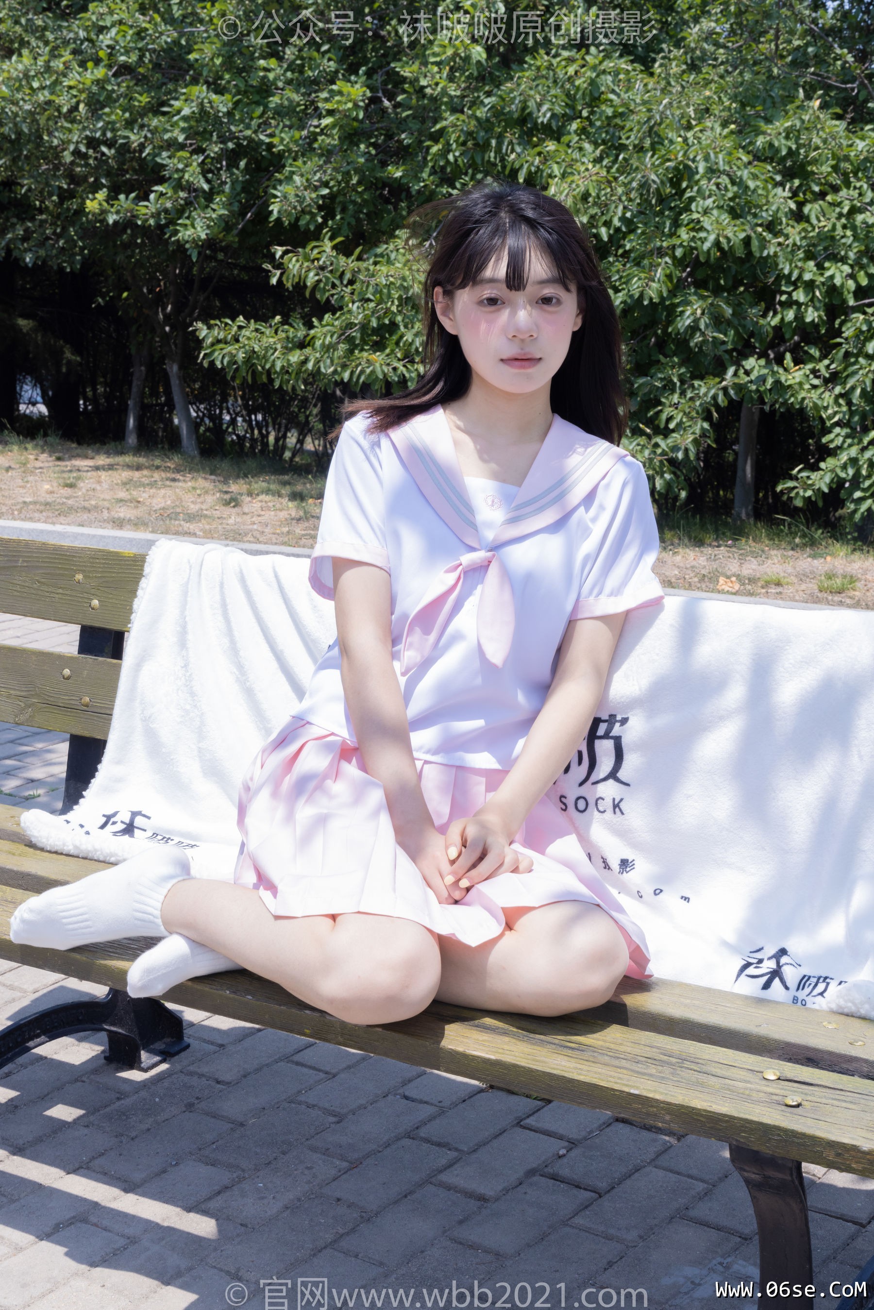 图片[101]-BoBoSocks袜啵啵 No.399 糯米 -皮鞋、白棉袜、jk制服[145P]-六色网