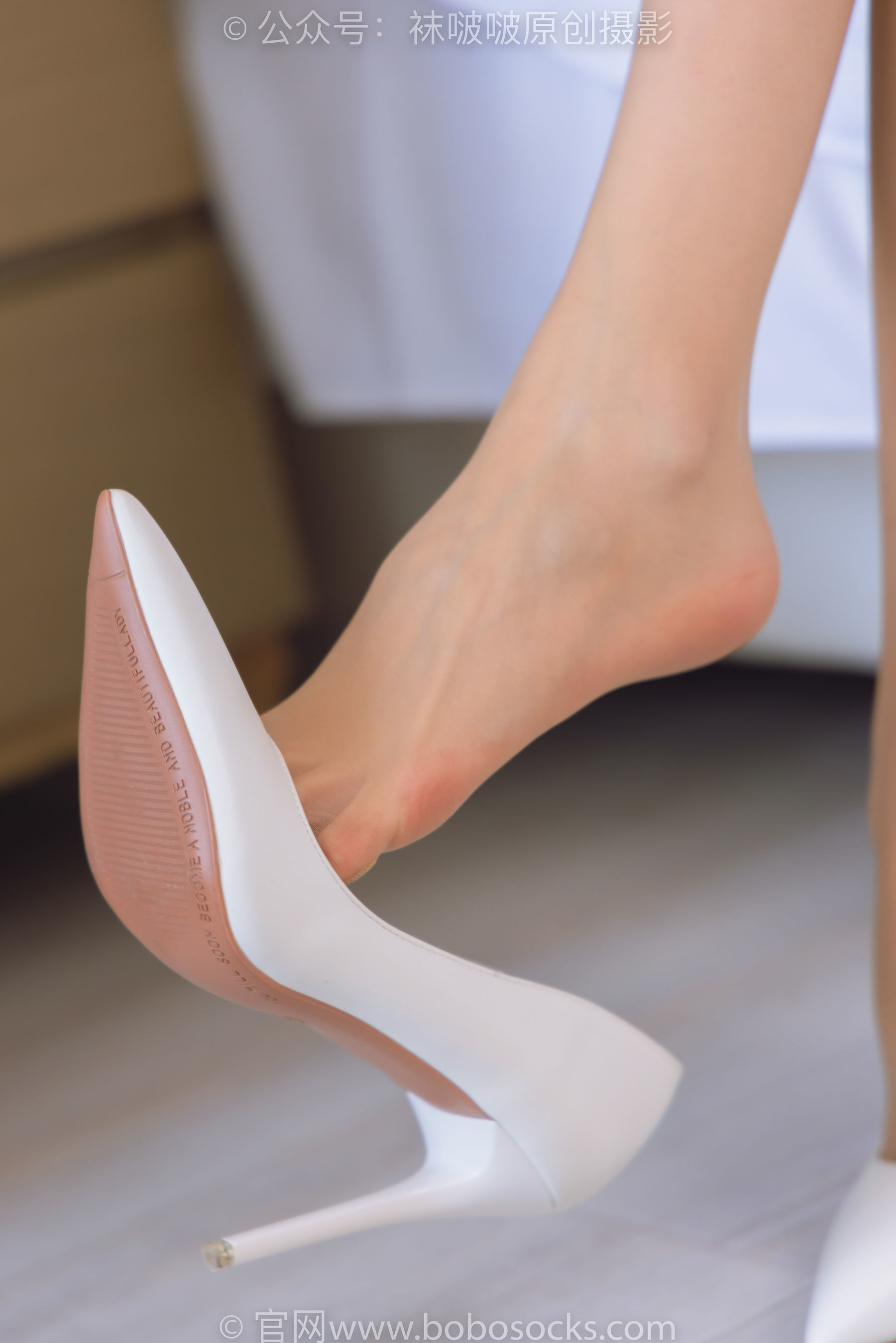 图片[31]-BoBoSocks袜啵啵 No.196 稚予-高跟鞋、白丝小腿袜、肉丝、护士装[139P]-六色网