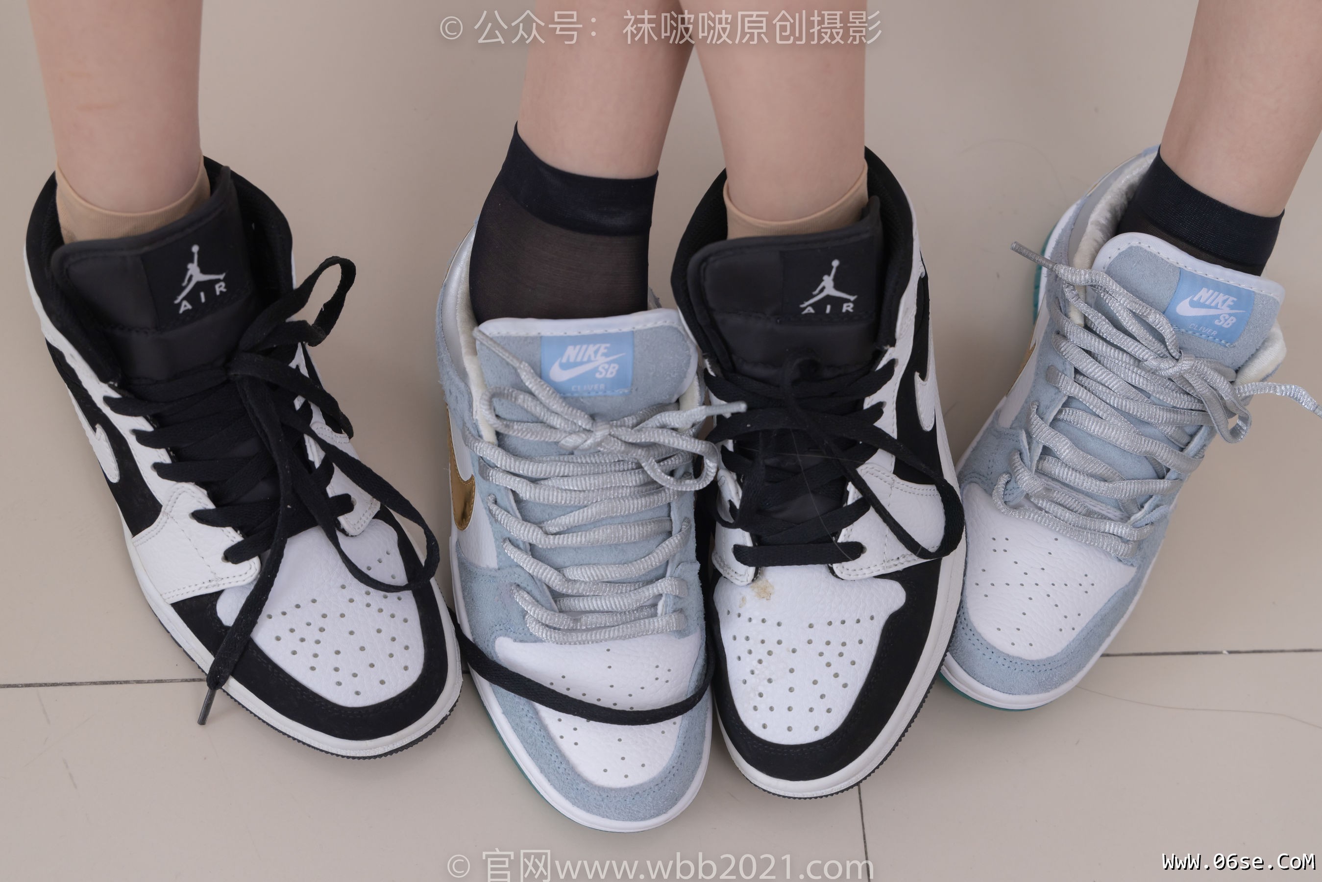 BoBoSocks袜啵啵 No.249 小甜豆稚予 -板鞋、短肉丝、短黑丝、裸足[139P]-六色网