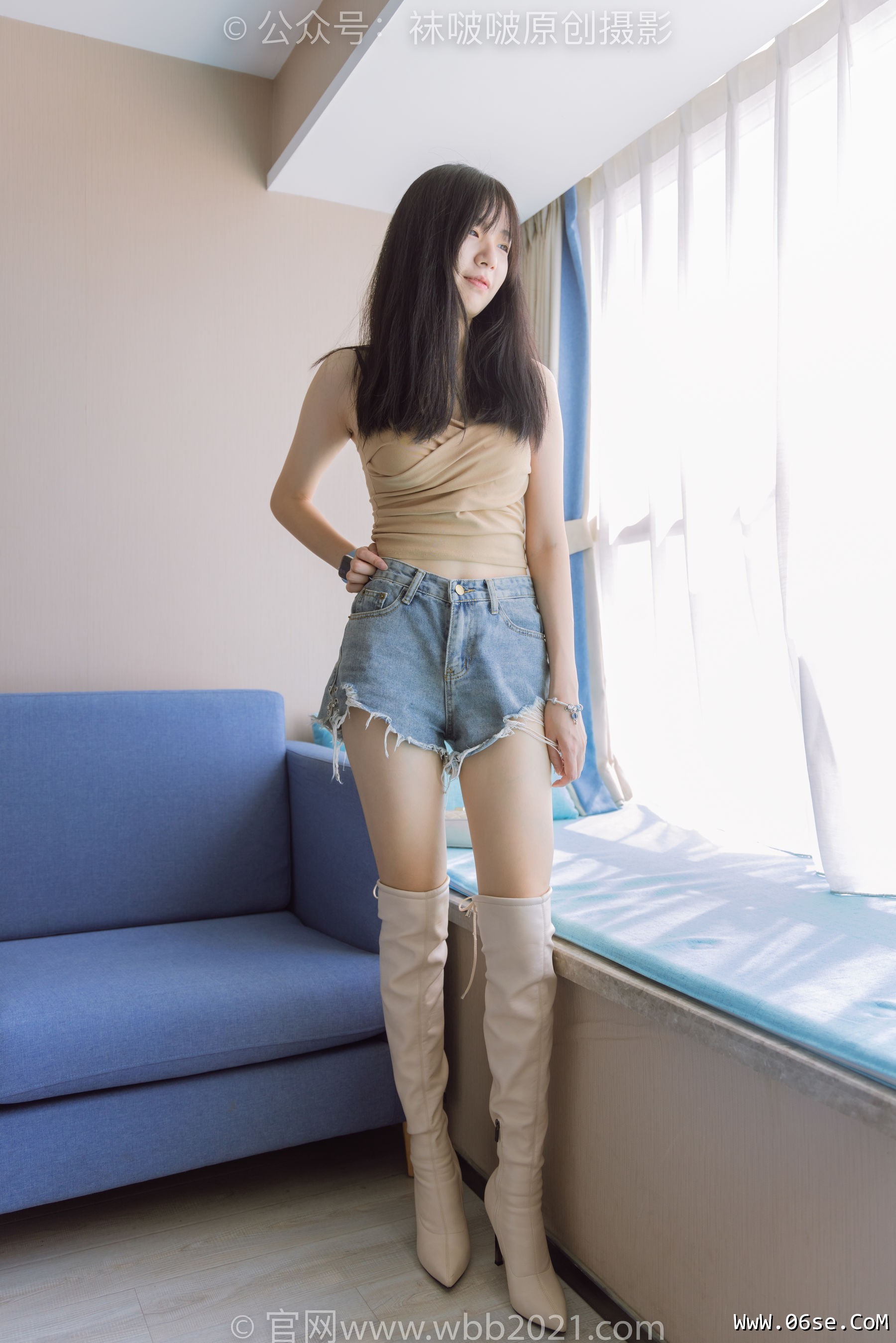 图片[164]-BoBoSocks袜啵啵 No.441 小甜豆 -高跟长靴、白棉袜、裸足[179P]-六色网