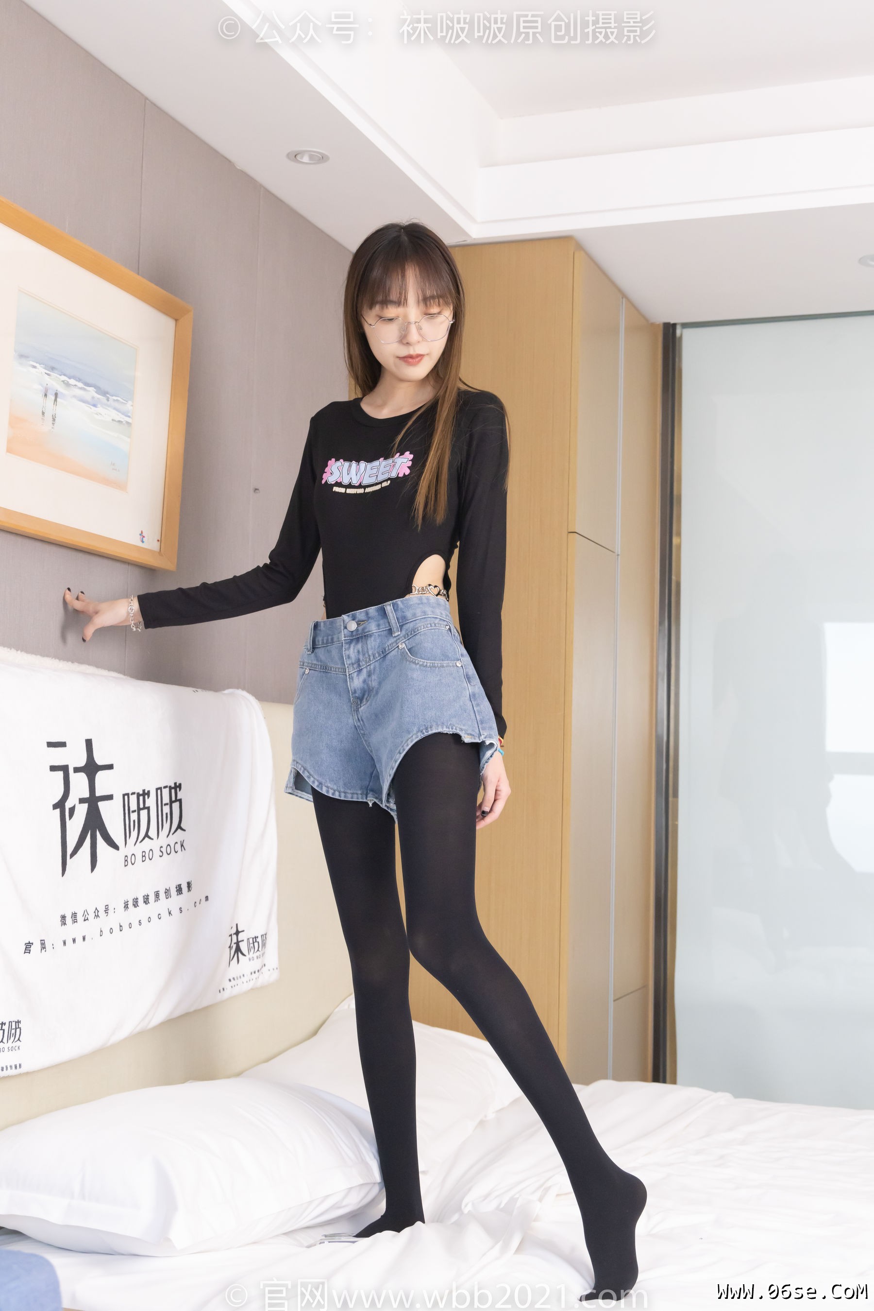 图片[146]-BoBoSocks袜啵啵 No.321 稚予 -高跟鞋、厚黑丝[150P]-六色网