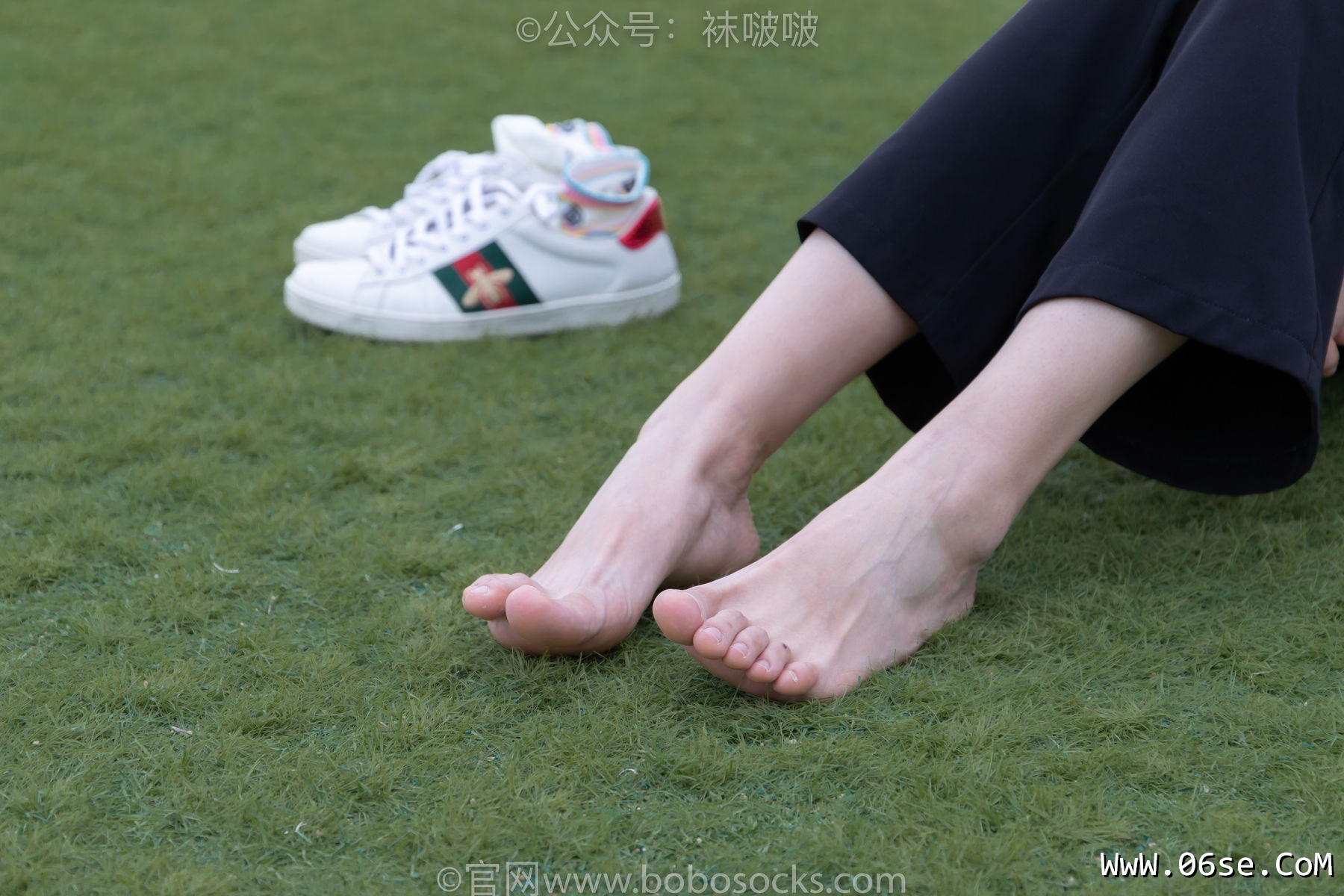 图片[107]-BoBoSocks袜啵啵 No.021 泡芙-板鞋、白棉袜、裸足[131P]-六色网