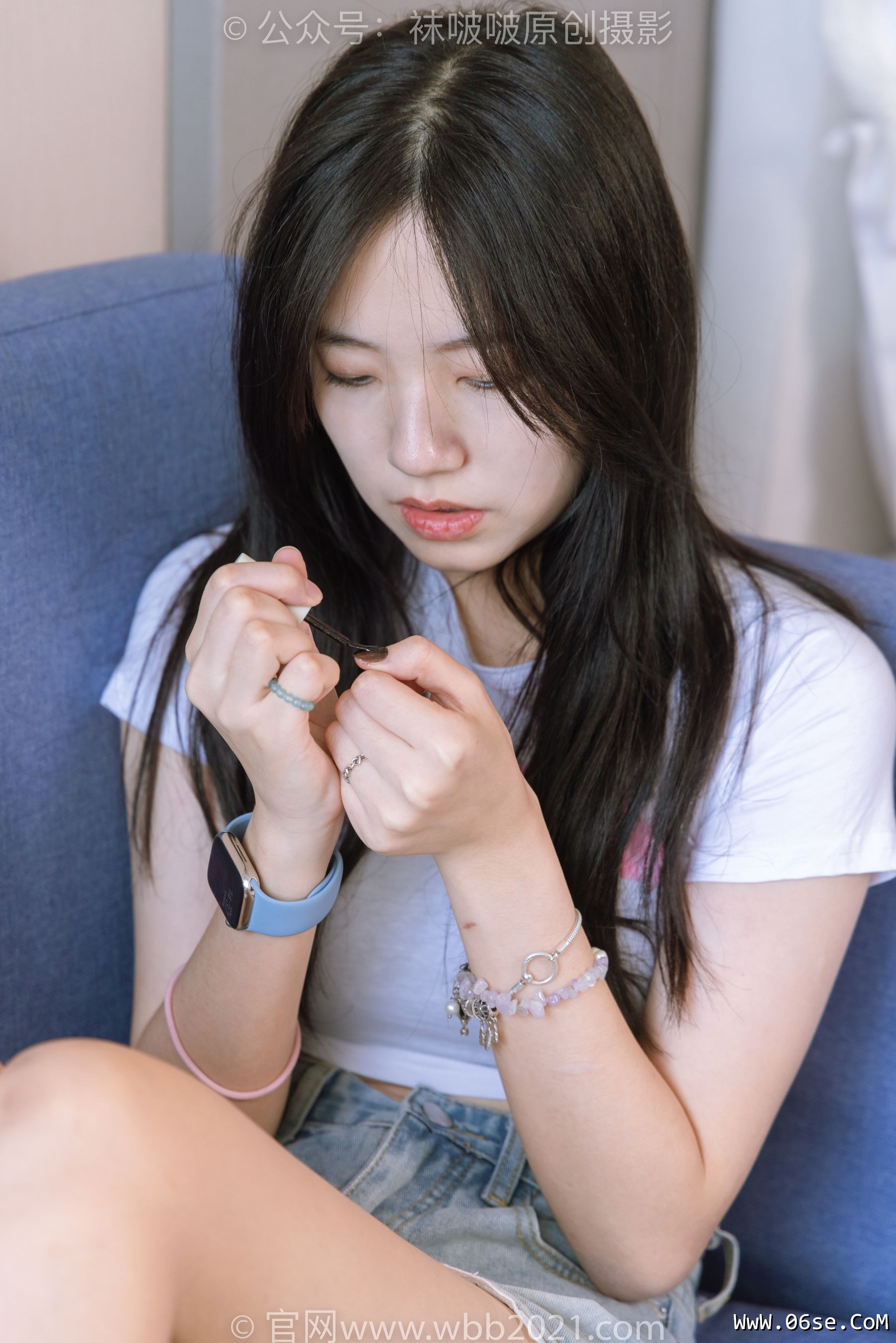 图片[49]-BoBoSocks袜啵啵 No.426 小甜豆 -高跟鞋、裸足、白棉袜[140P]-六色网