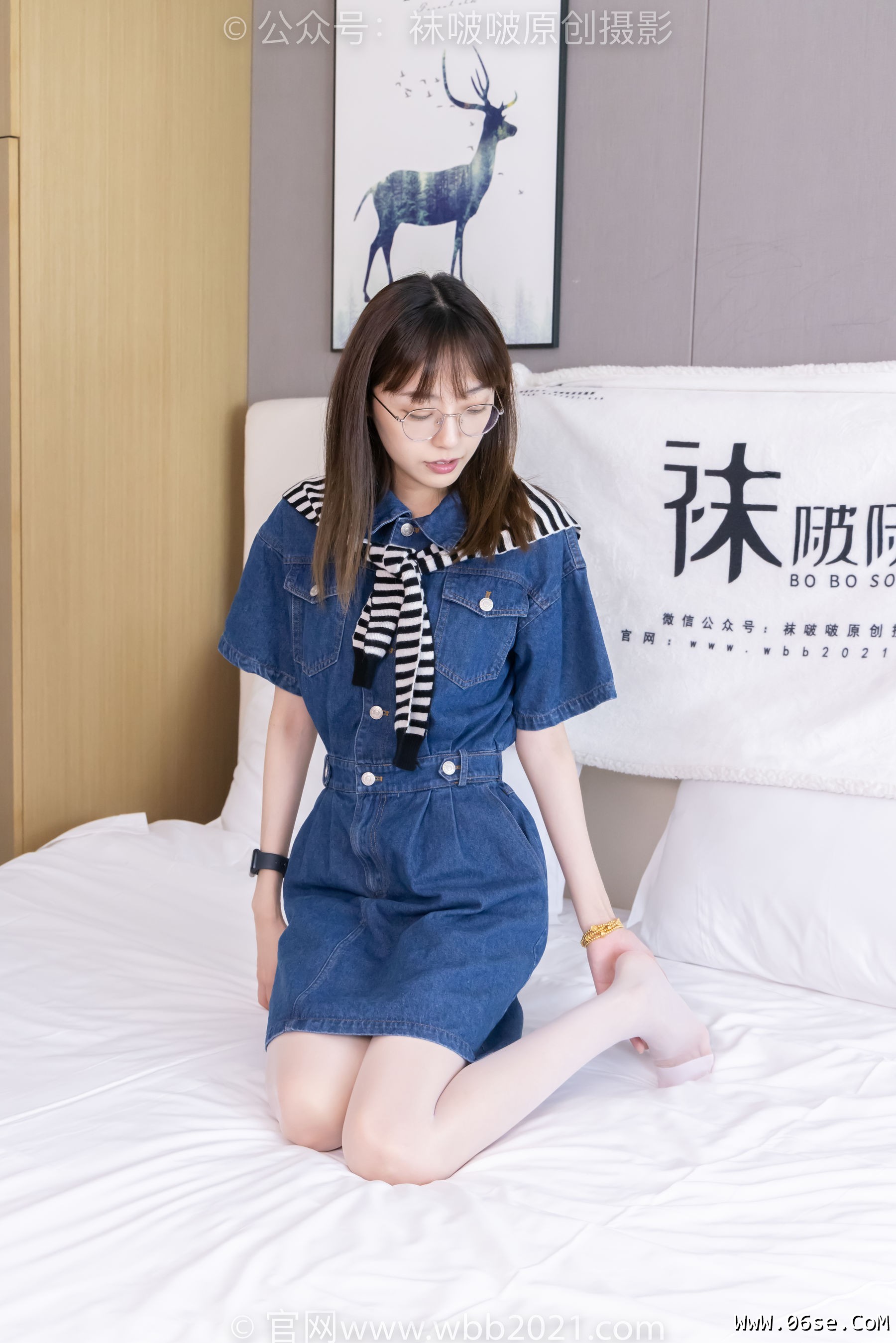 图片[110]-BoBoSocks袜啵啵 No.435 稚予 -板鞋、运动鞋、白丝、肉丝[150P]-六色网