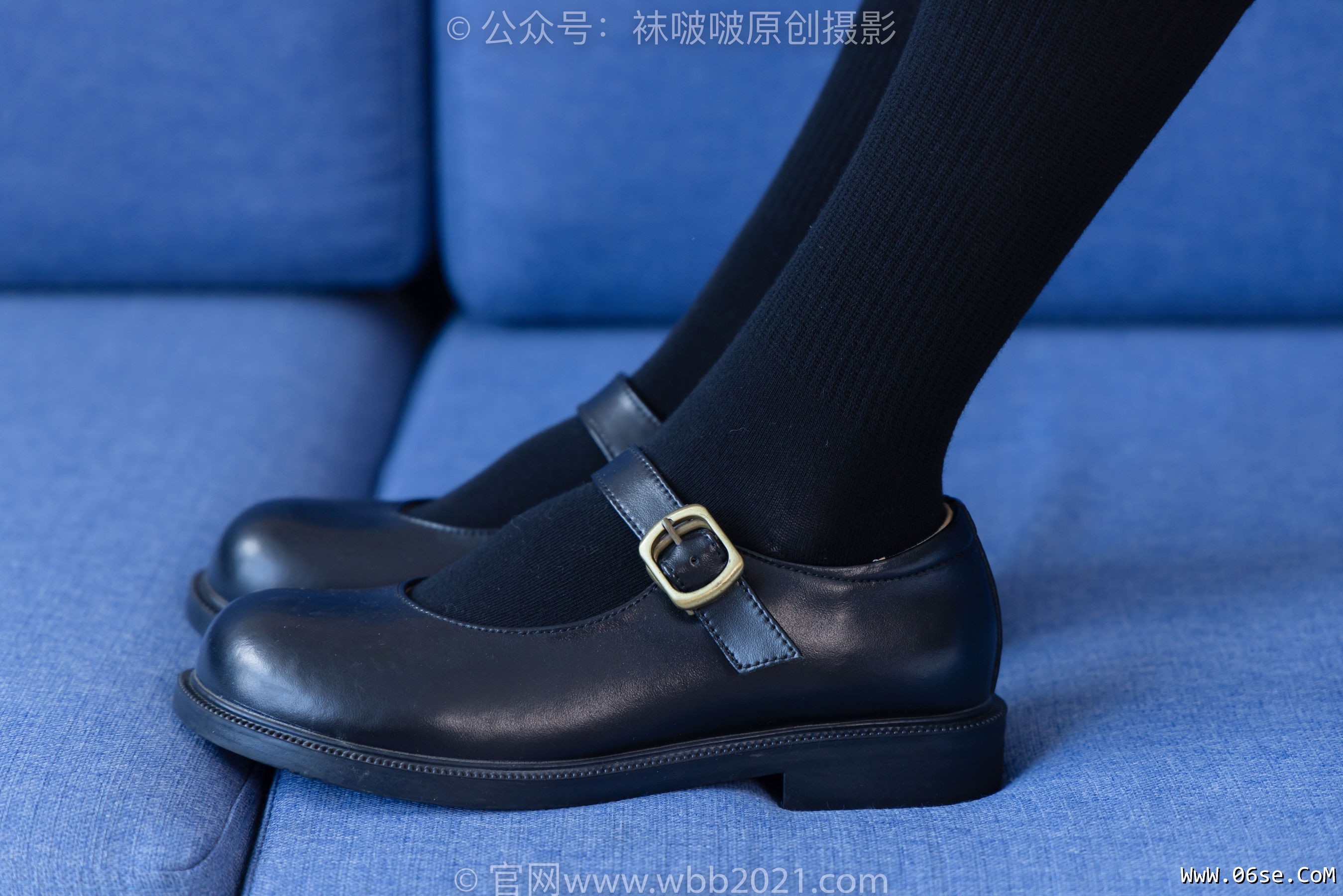 图片[53]-BoBoSocks袜啵啵 No.268 芝士 -黑皮鞋、绑带黑棉袜、学院制服[139P]-六色网