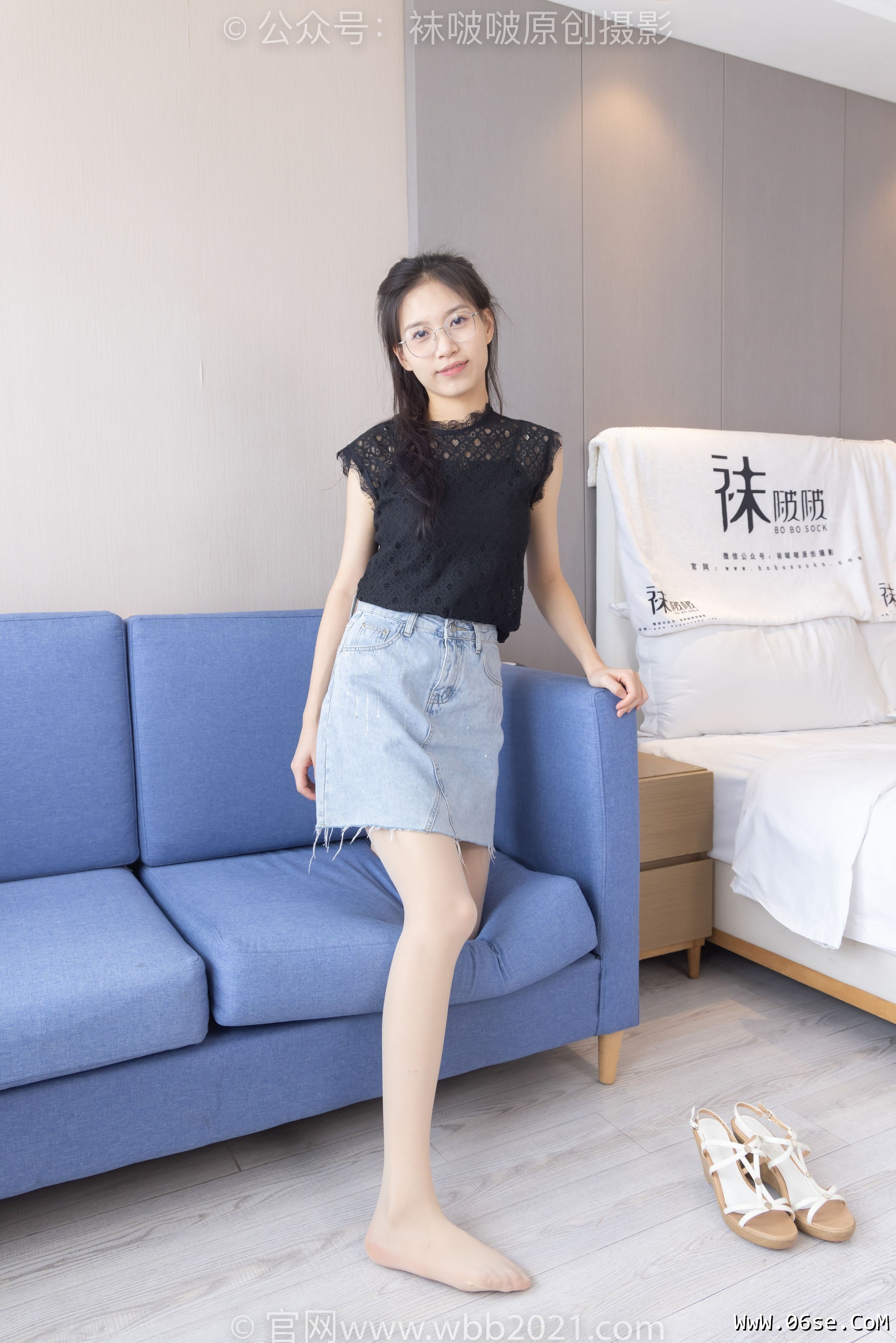 图片[111]-BoBoSocks袜啵啵 No.380 芝士 -高跟凉鞋、平底鞋、肉丝、肉丝[150P]-六色网