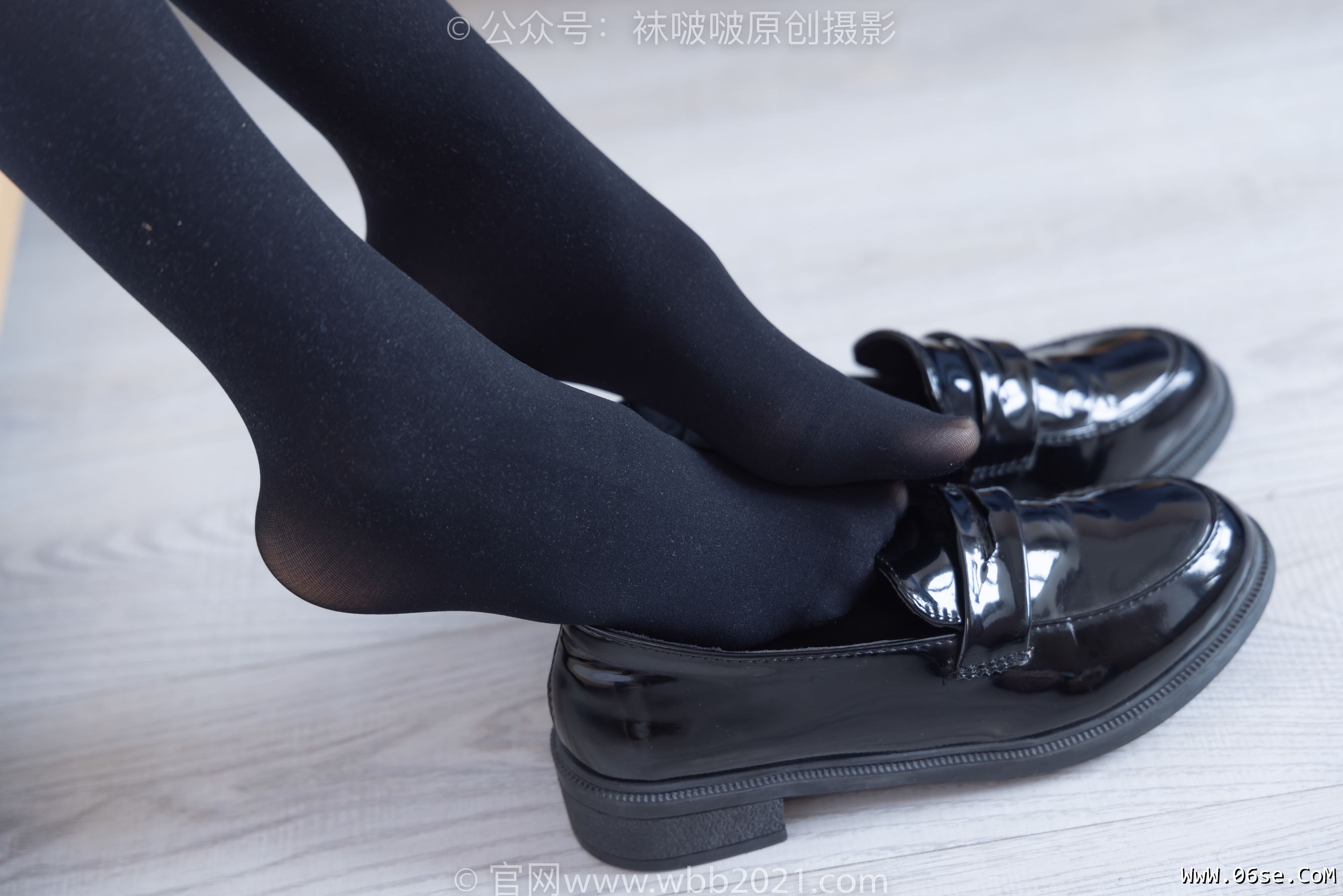 图片[83]-BoBoSocks袜啵啵 No.255 稚予 -皮鞋、厚黑丝[144P]-六色网