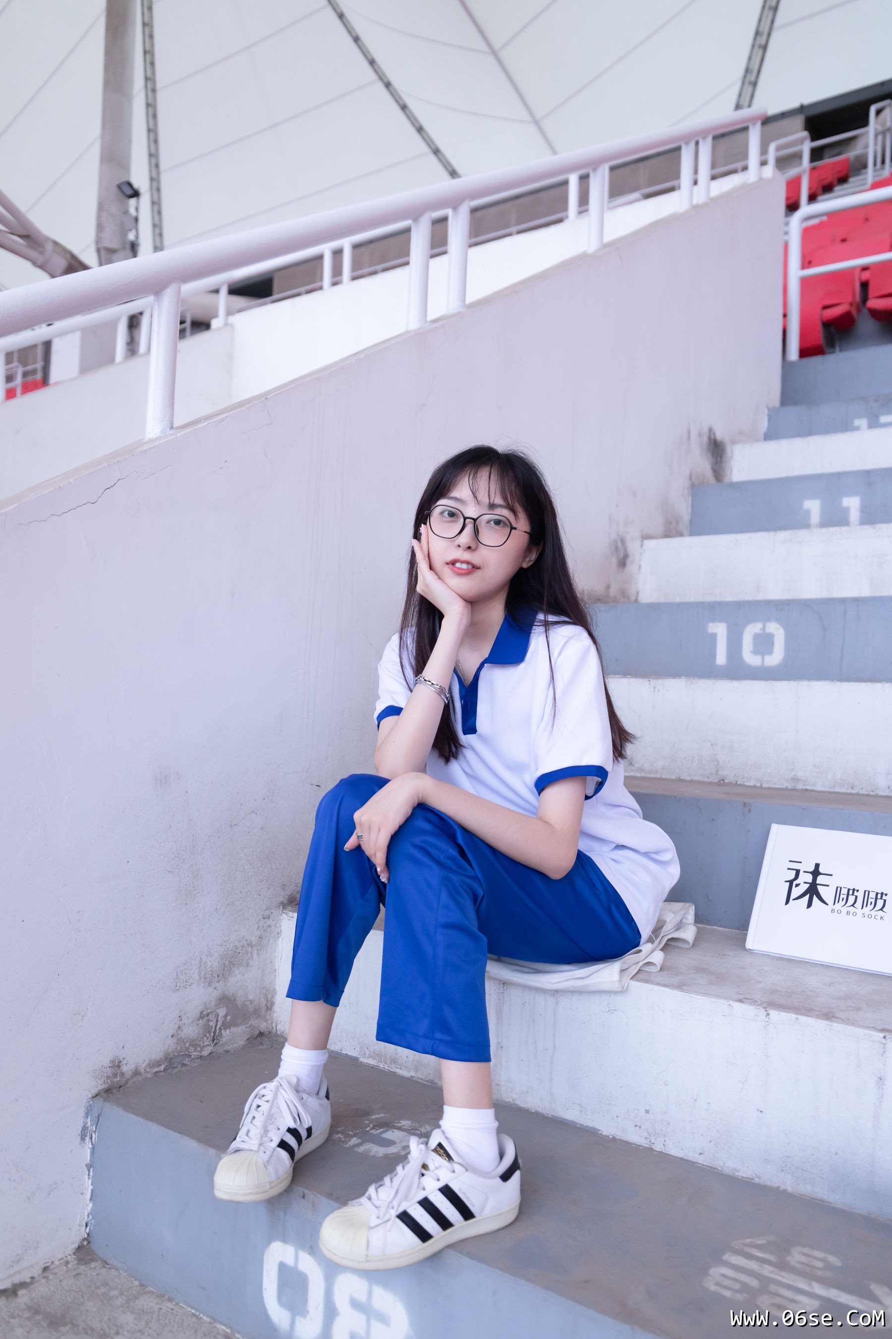 图片[17]-BoBoSocks袜啵啵 No.002 稚予-校服、贝壳头、白棉袜、裸足[139P]-六色网
