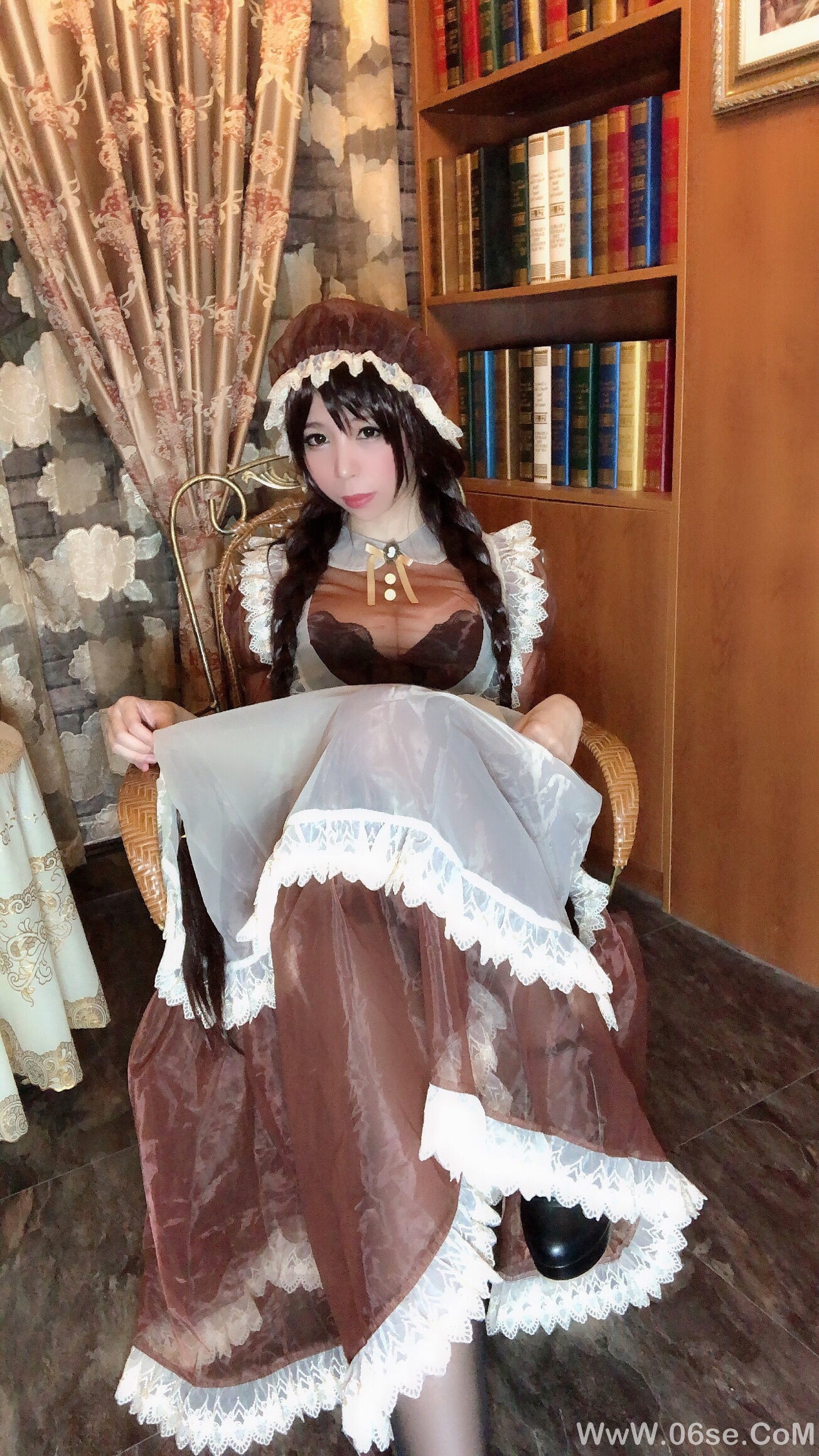 图片[51]-二次元巨乳美女鹿野希 透明女仆[97P]-六色网