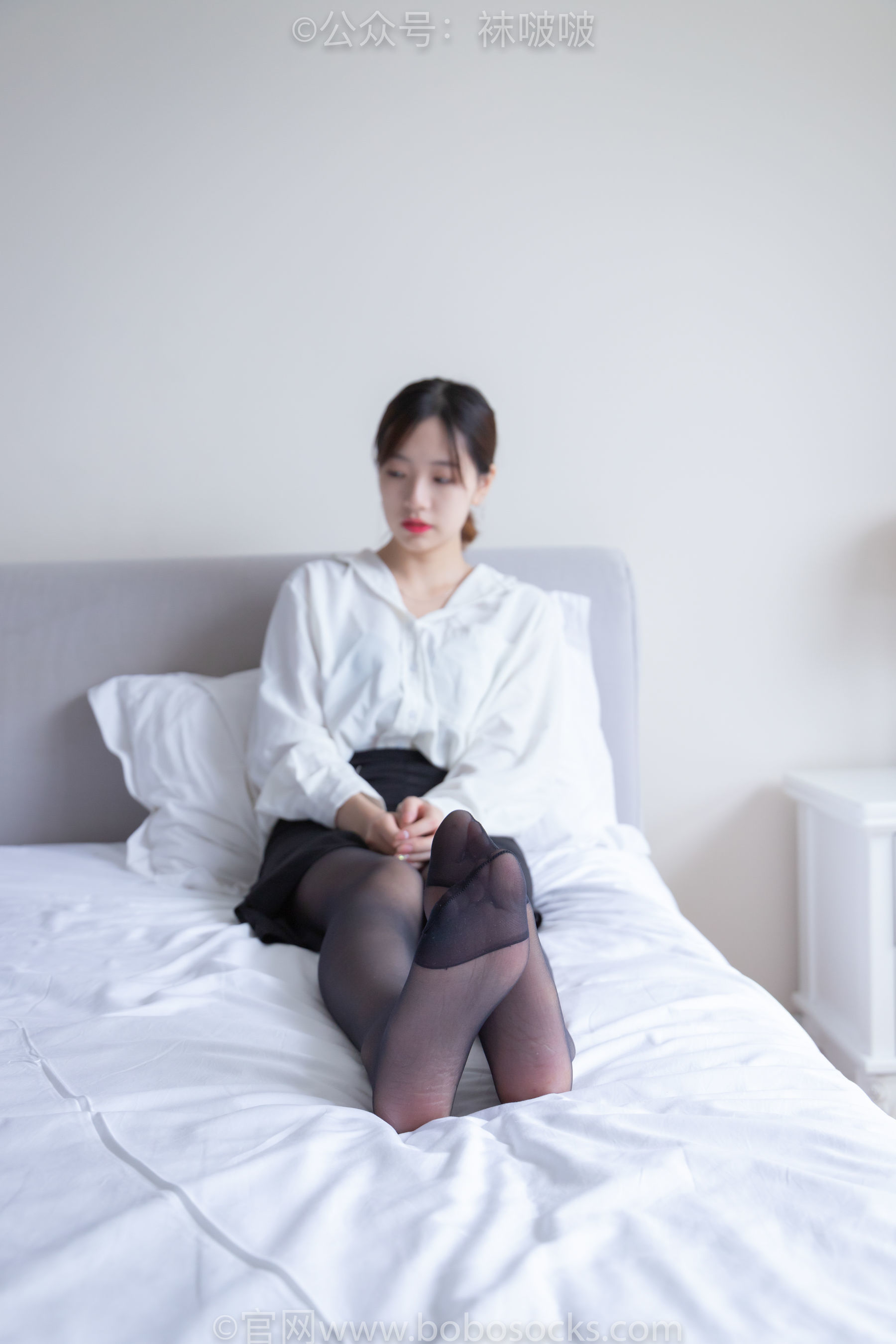 图片[64]-BoBoSocks袜啵啵 No.017 小甜豆-OL制服、高跟鞋、黑丝[131P]-六色网
