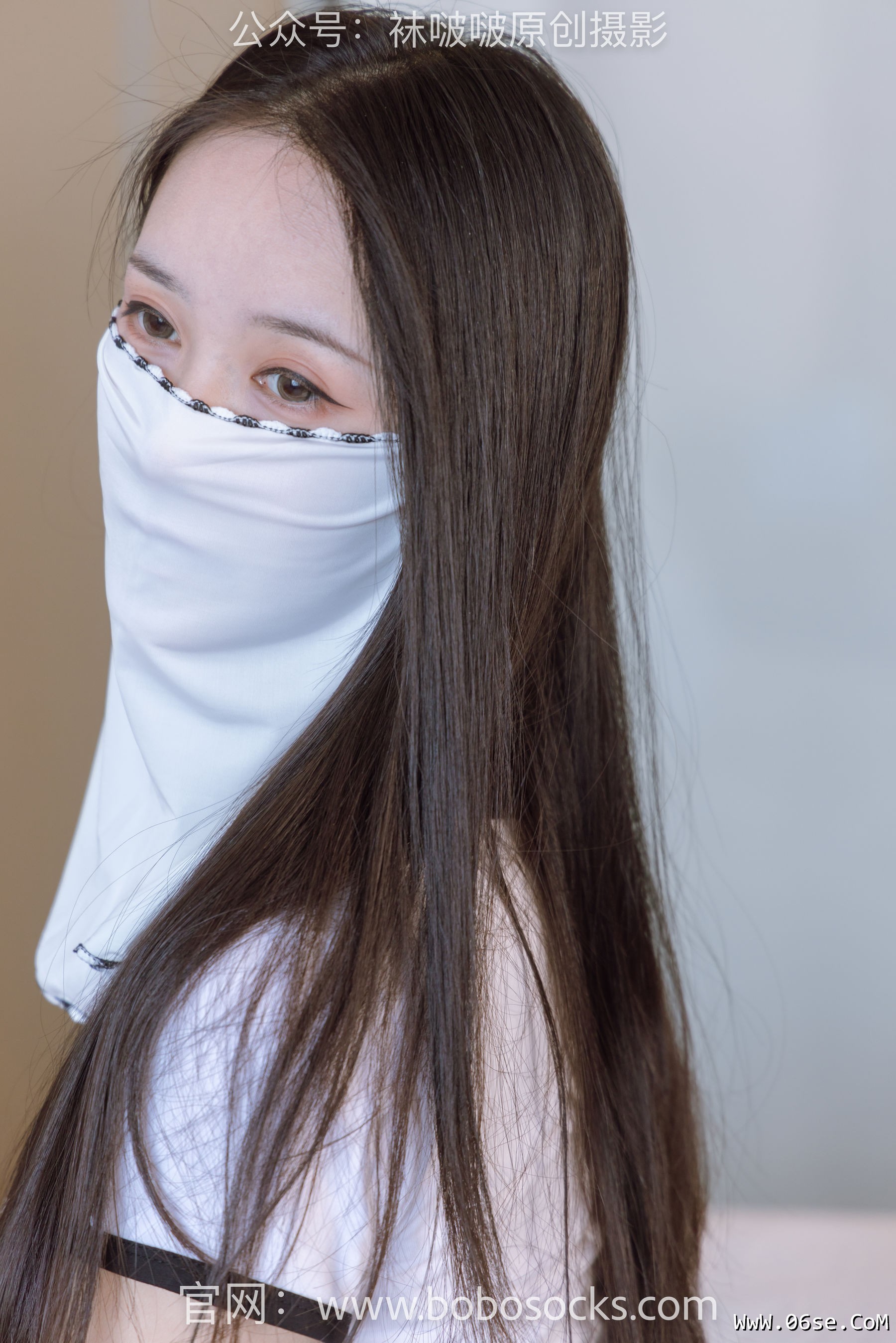 图片[143]-BoBoSocks袜啵啵 No.144 小安-板鞋、黑丝、部分戴面纱[168P]-六色网