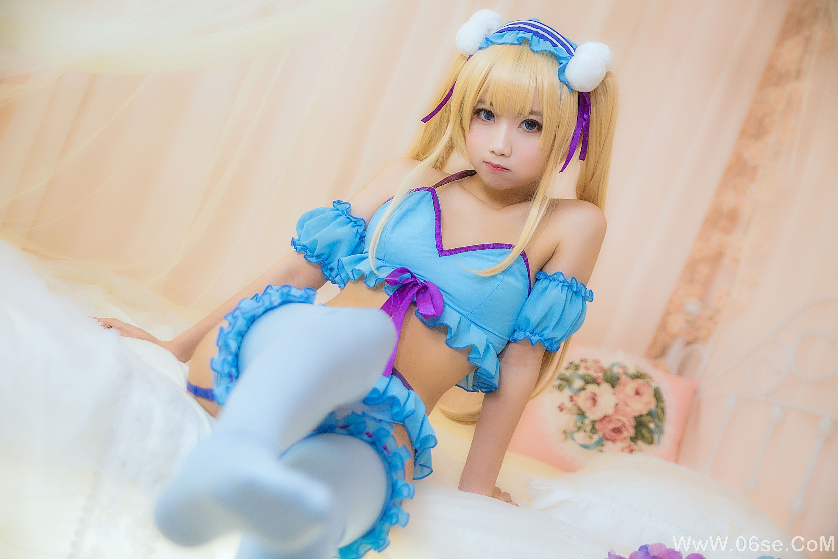 图片[14]-白嫩美少女 鬼畜瑶 – 睡衣[14P]-六色网