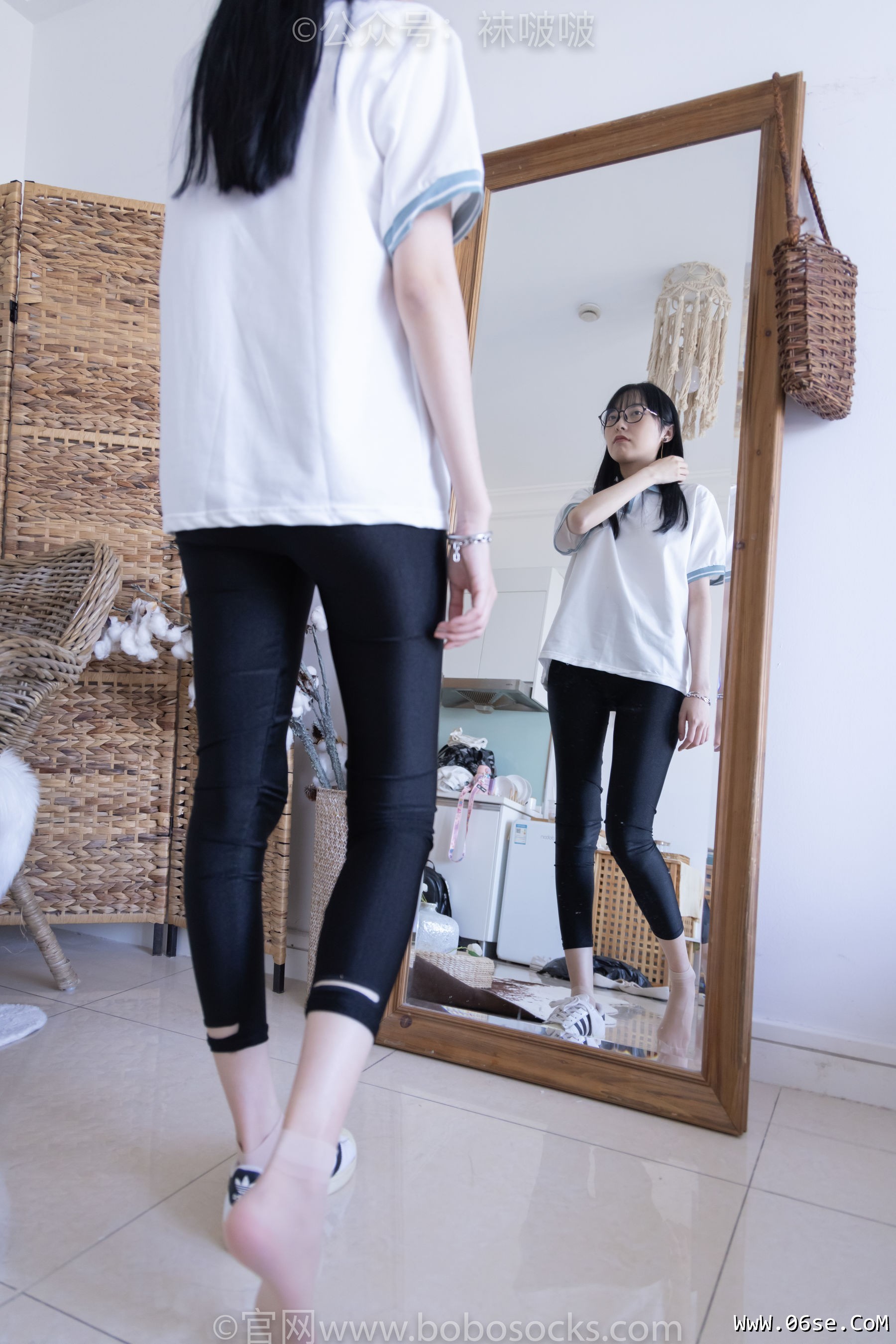 图片[50]-BoBoSocks袜啵啵 No.044 稚予-贝壳头、匡威帆布鞋、短肉丝[154P]-六色网