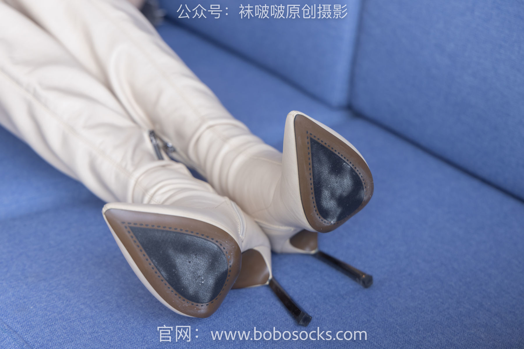 图片[132]-BoBoSocks袜啵啵 No.136 小甜豆-高跟长靴、白棉袜、裸足[200P]-六色网