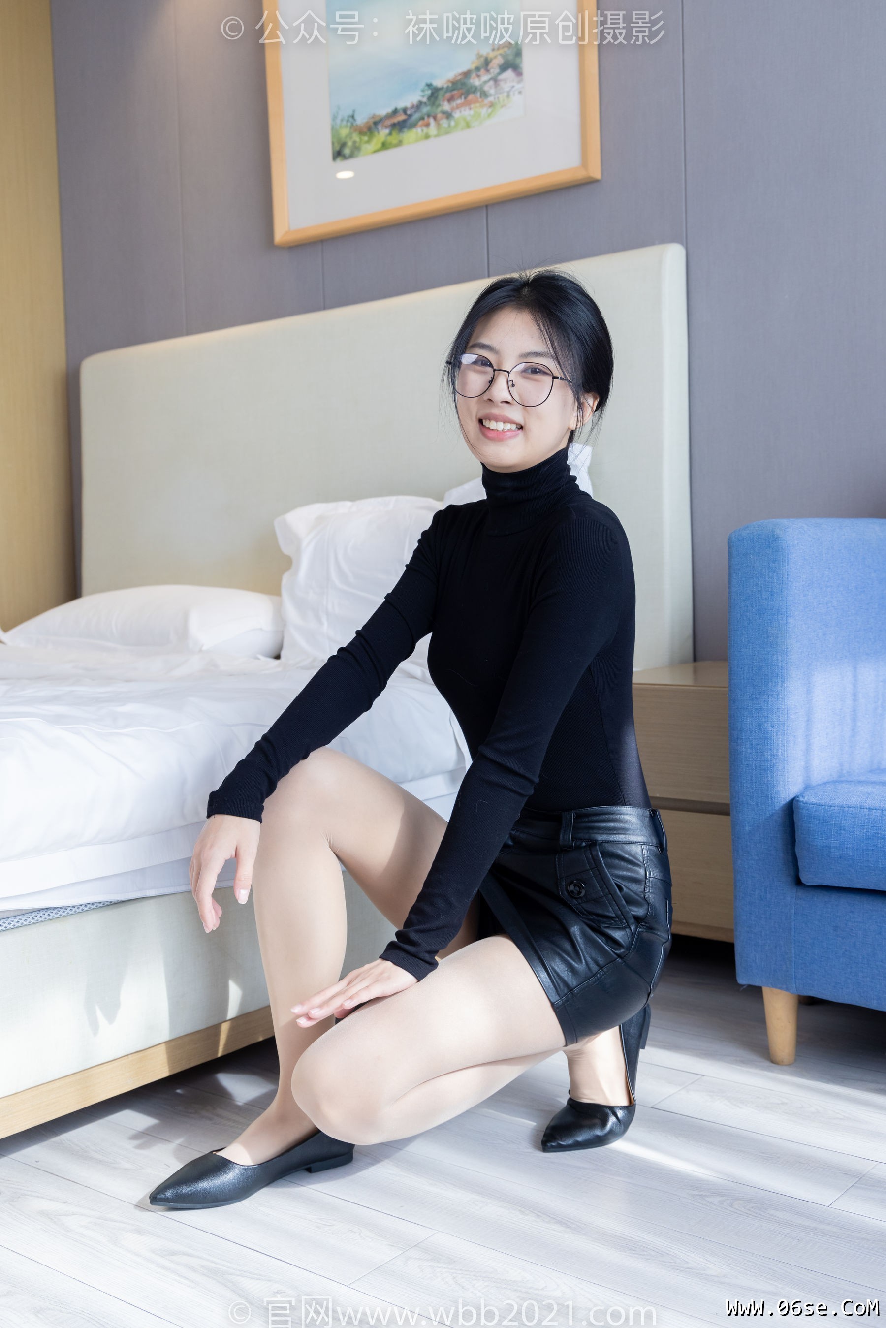 图片[130]-BoBoSocks袜啵啵 No.342 奶油 -平底鞋、肉丝、老头乐挠脚心剧情[140P]-六色网