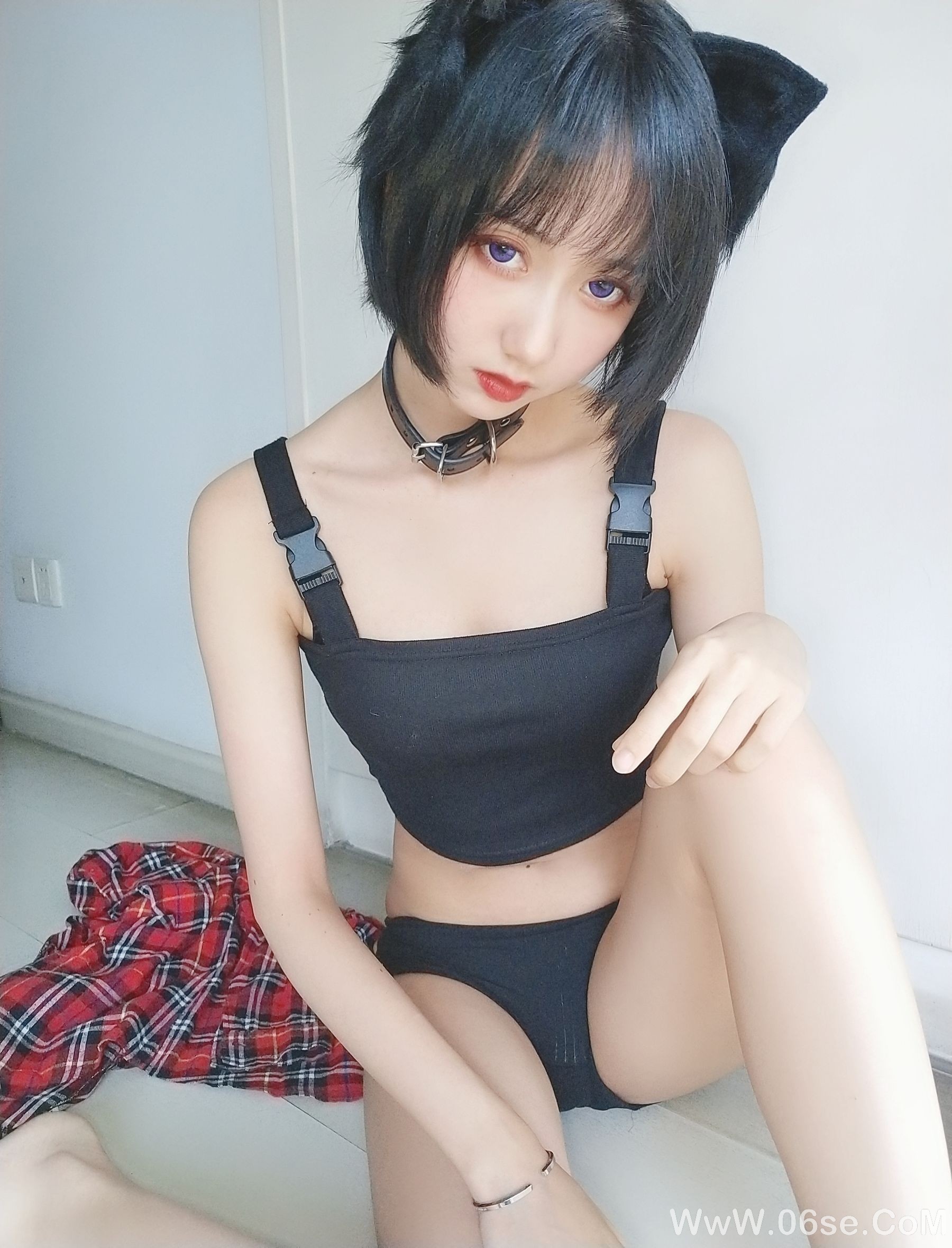 图片[31]-萌系小姐姐木绵绵OwO 不良猫[44P]-六色网