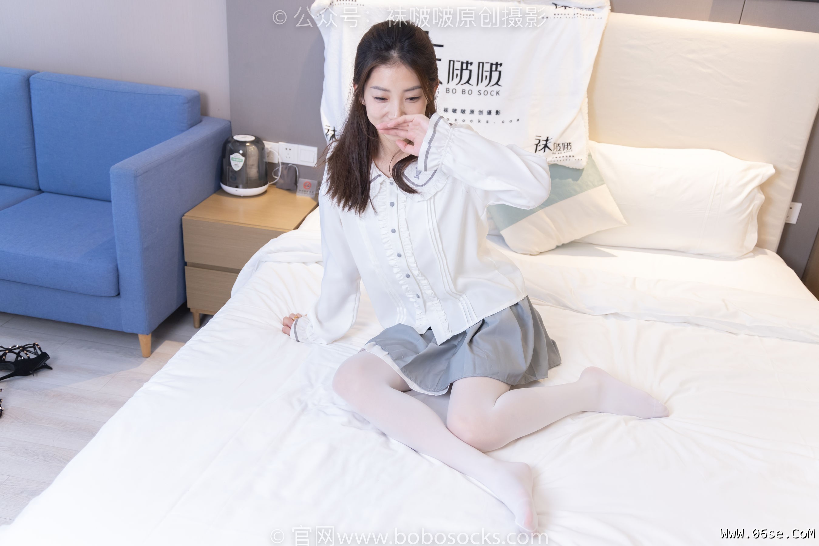 图片[40]-BoBoSocks袜啵啵 No.211 小沫 -高跟鞋、厚白丝[142P]-六色网
