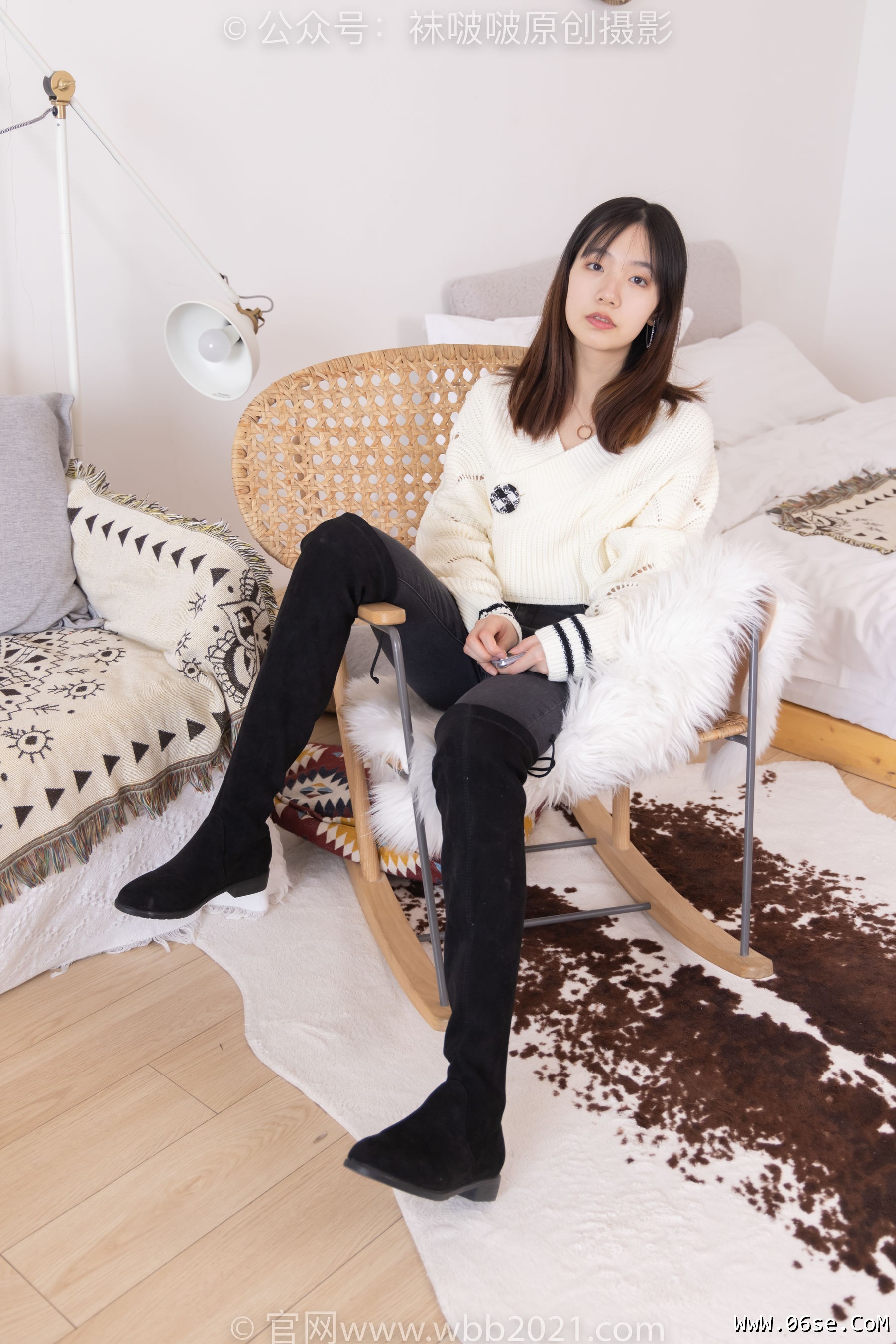 图片[67]-BoBoSocks袜啵啵 No.326 小甜豆 -长靴、油亮灰丝、裤里丝[155P]-六色网