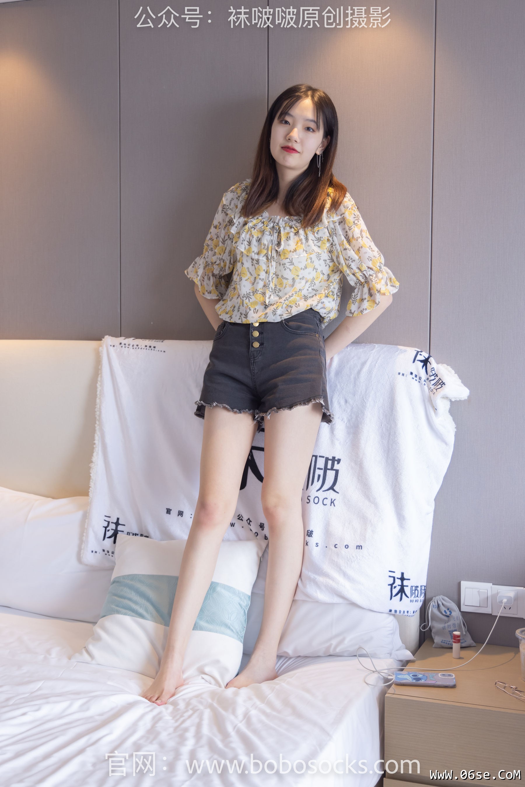 图片[77]-BoBoSocks袜啵啵 No.136 小甜豆-高跟长靴、白棉袜、裸足[200P]-六色网