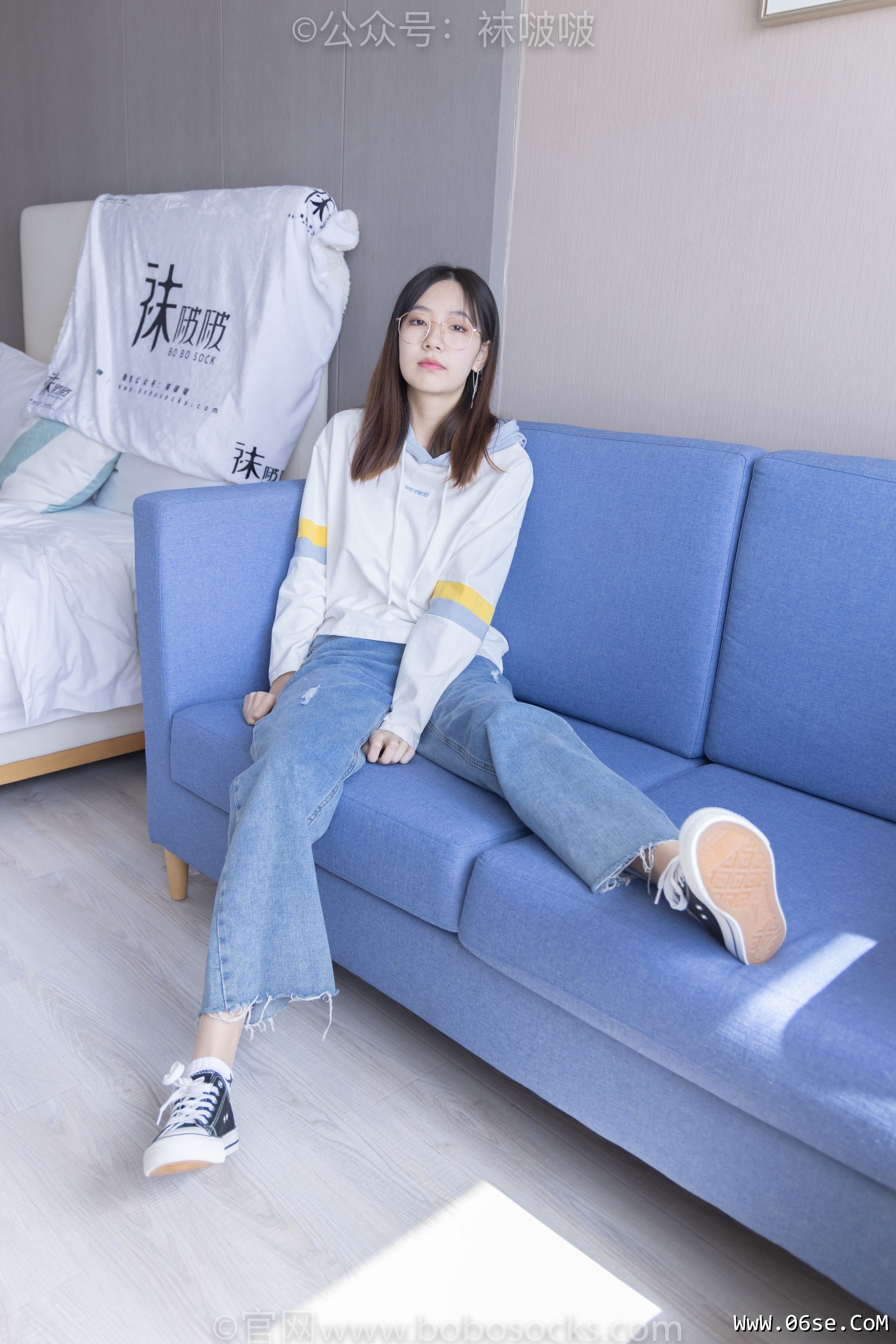 图片[21]-BoBoSocks袜啵啵 No.080 小甜豆-帆布鞋、白棉袜、肉丝[140P]-六色网