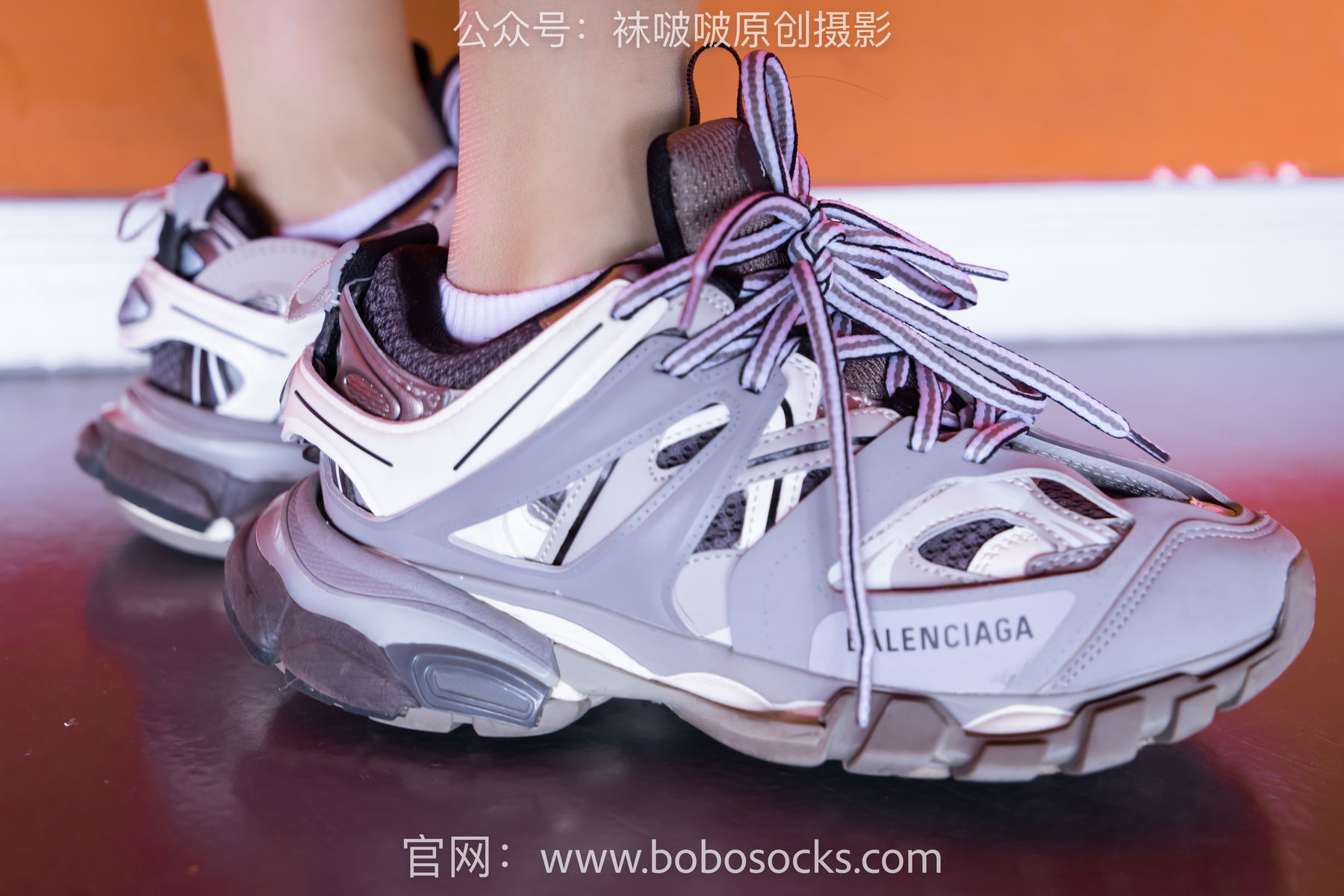 图片[22]-BoBoSocks袜啵啵 积分限定作品010 稚予-巴黎世家运动鞋、白棉袜、肉丝[144P]-六色网