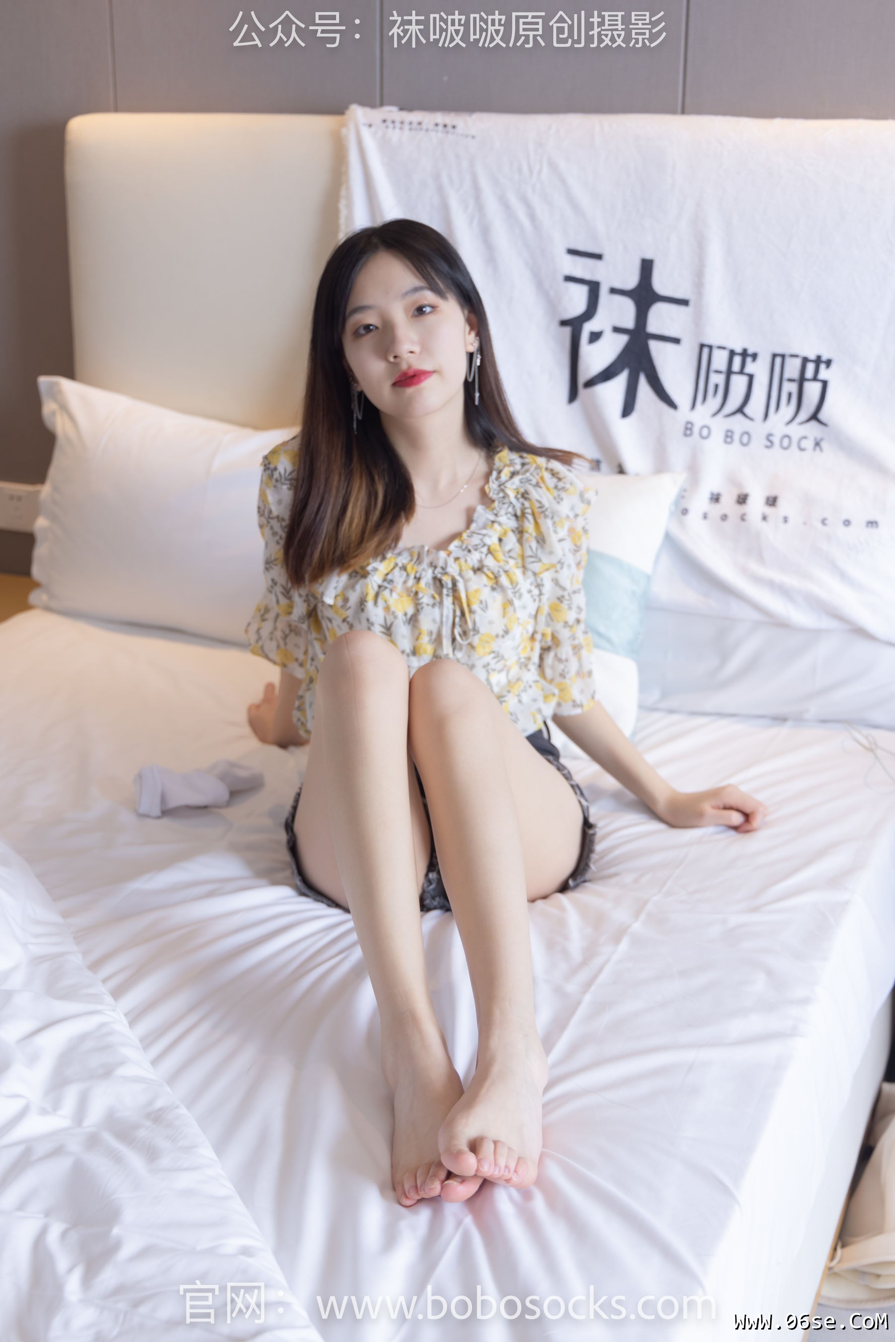 图片[54]-BoBoSocks袜啵啵 No.136 小甜豆-高跟长靴、白棉袜、裸足[200P]-六色网