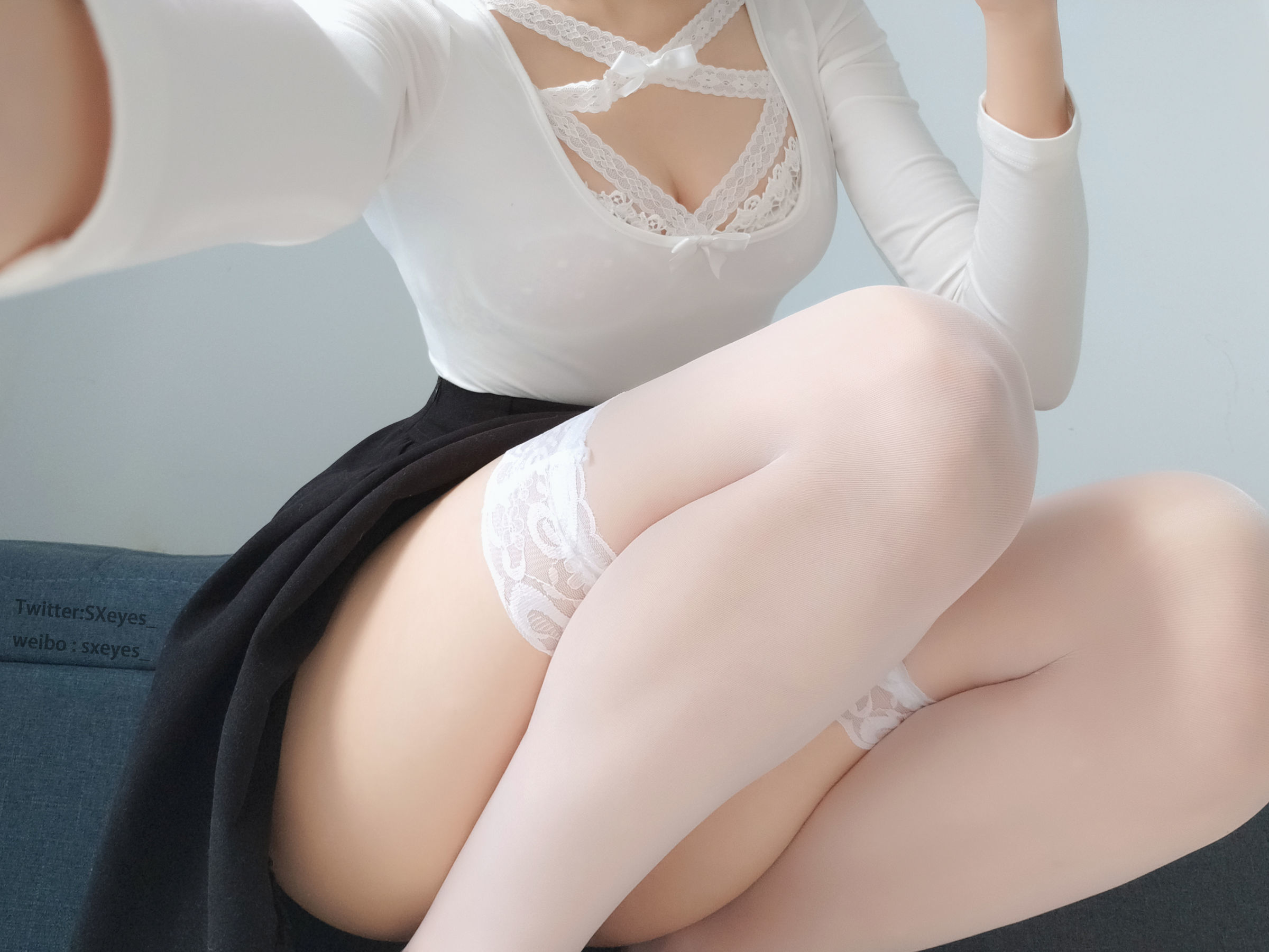 图片[14]-萌妹子眼酱大魔王w 白蕾丝姐姐[27P]-六色网