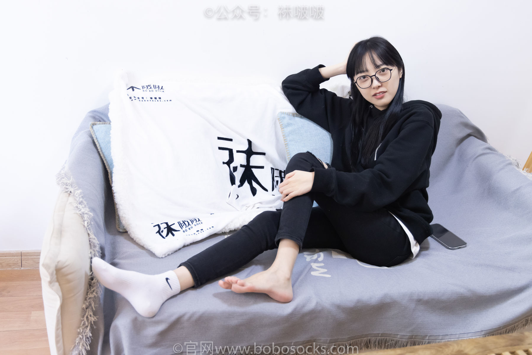 图片[116]-BoBoSocks袜啵啵 No.061 稚予-短靴、白棉袜、裸足[145P]-六色网