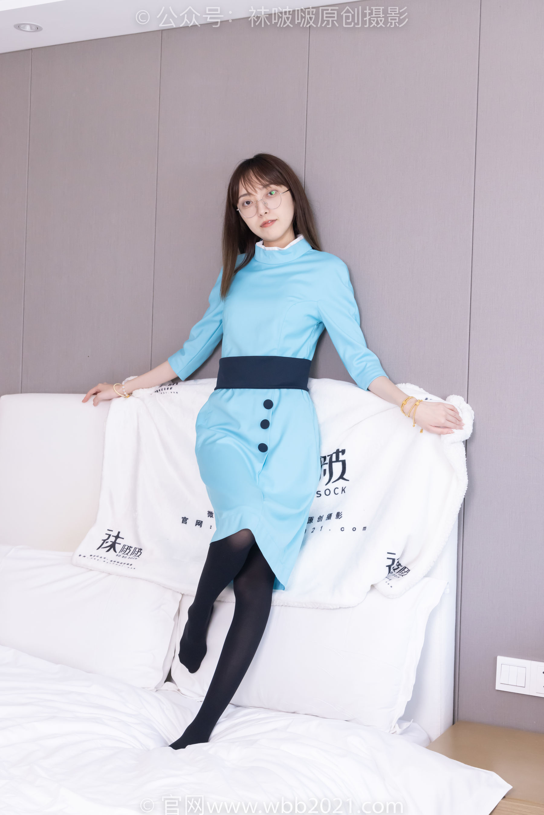 图片[27]-BoBoSocks袜啵啵 No.440 稚予 -高跟鞋、厚黑丝、空姐制服[200P]-六色网