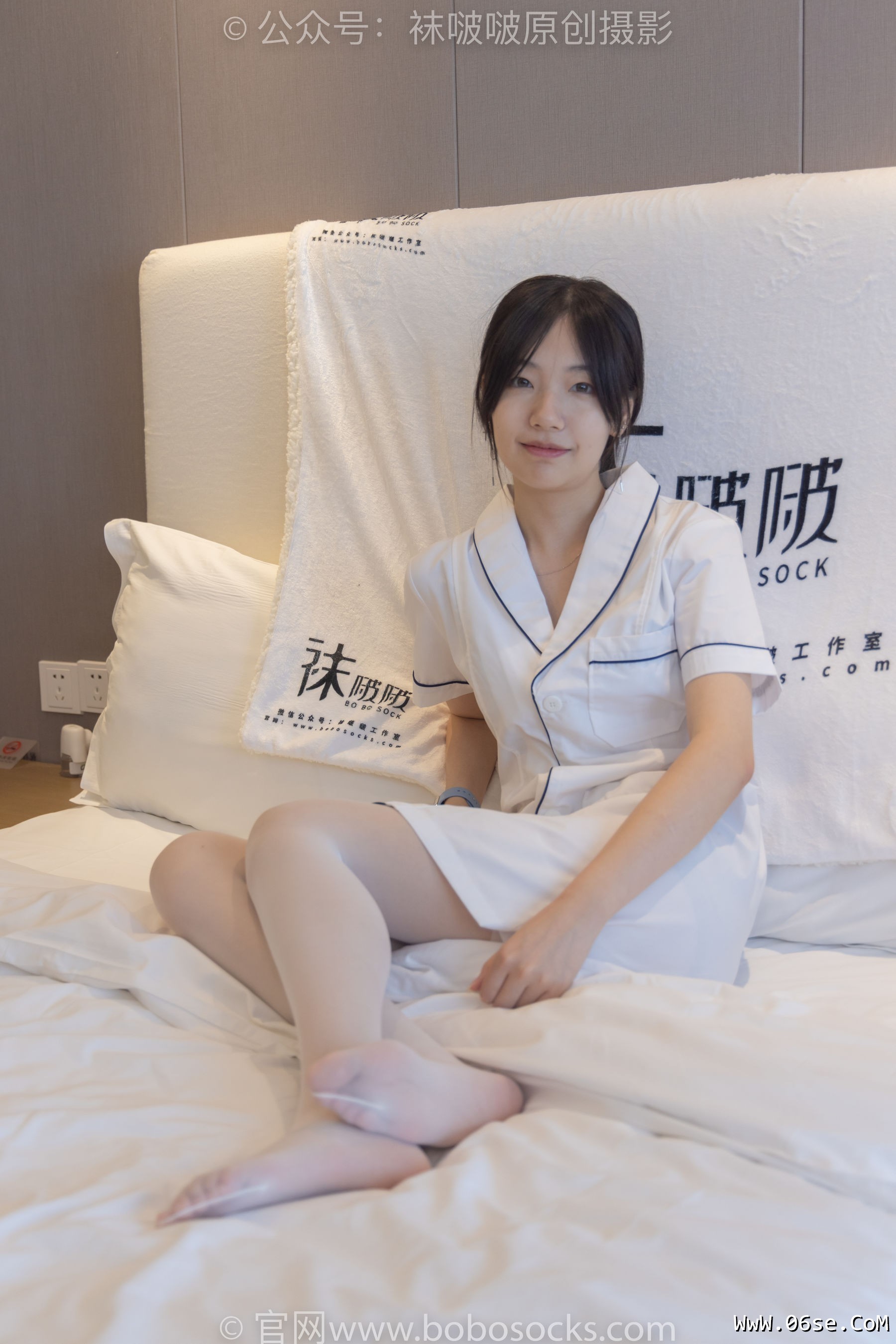 图片[16]-BoBoSocks袜啵啵 No.206 小甜豆 -绑带凉鞋、白丝大腿袜、小护士服[142P]-六色网