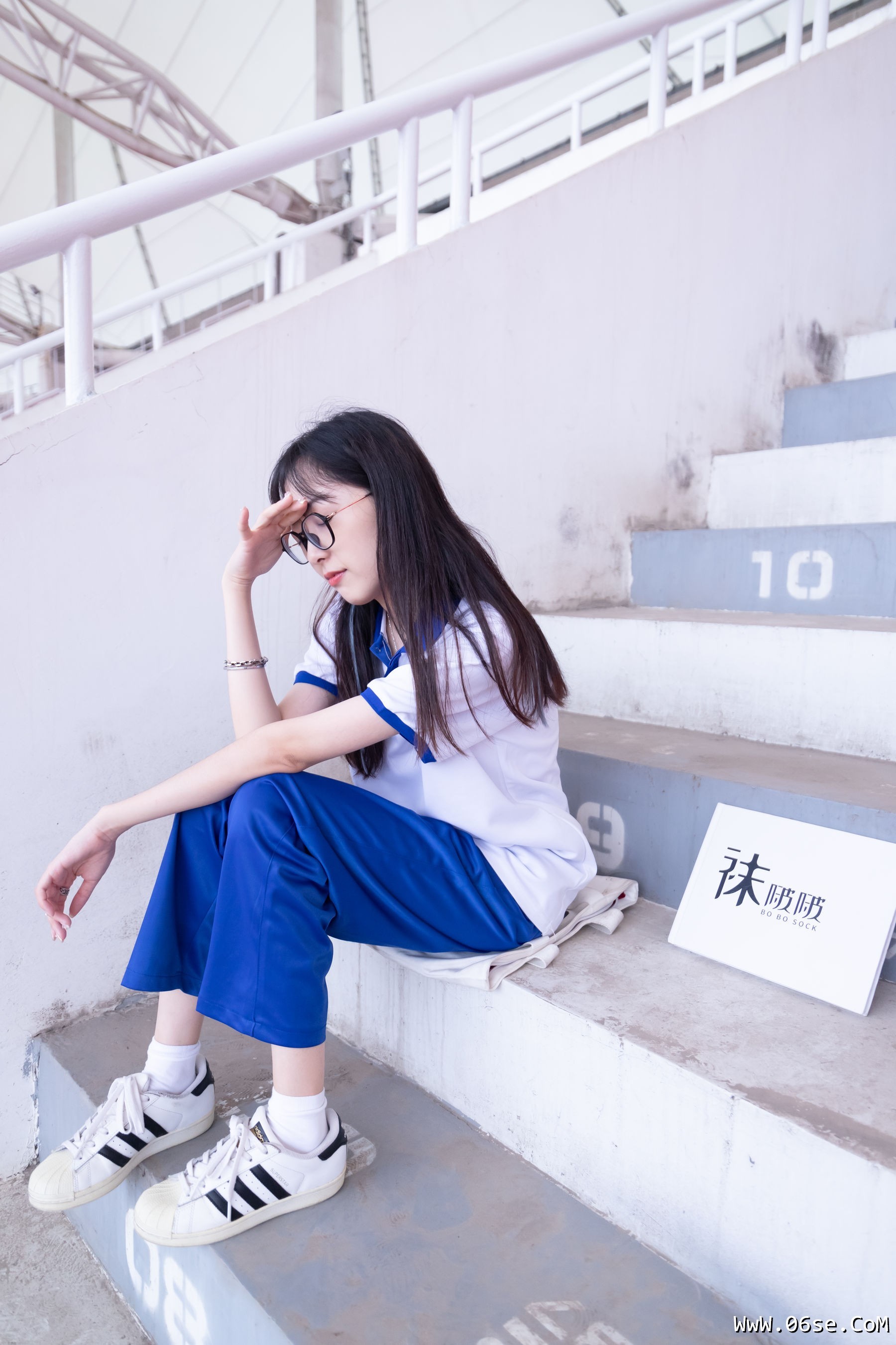 图片[21]-BoBoSocks袜啵啵 No.002 稚予-校服、贝壳头、白棉袜、裸足[139P]-六色网