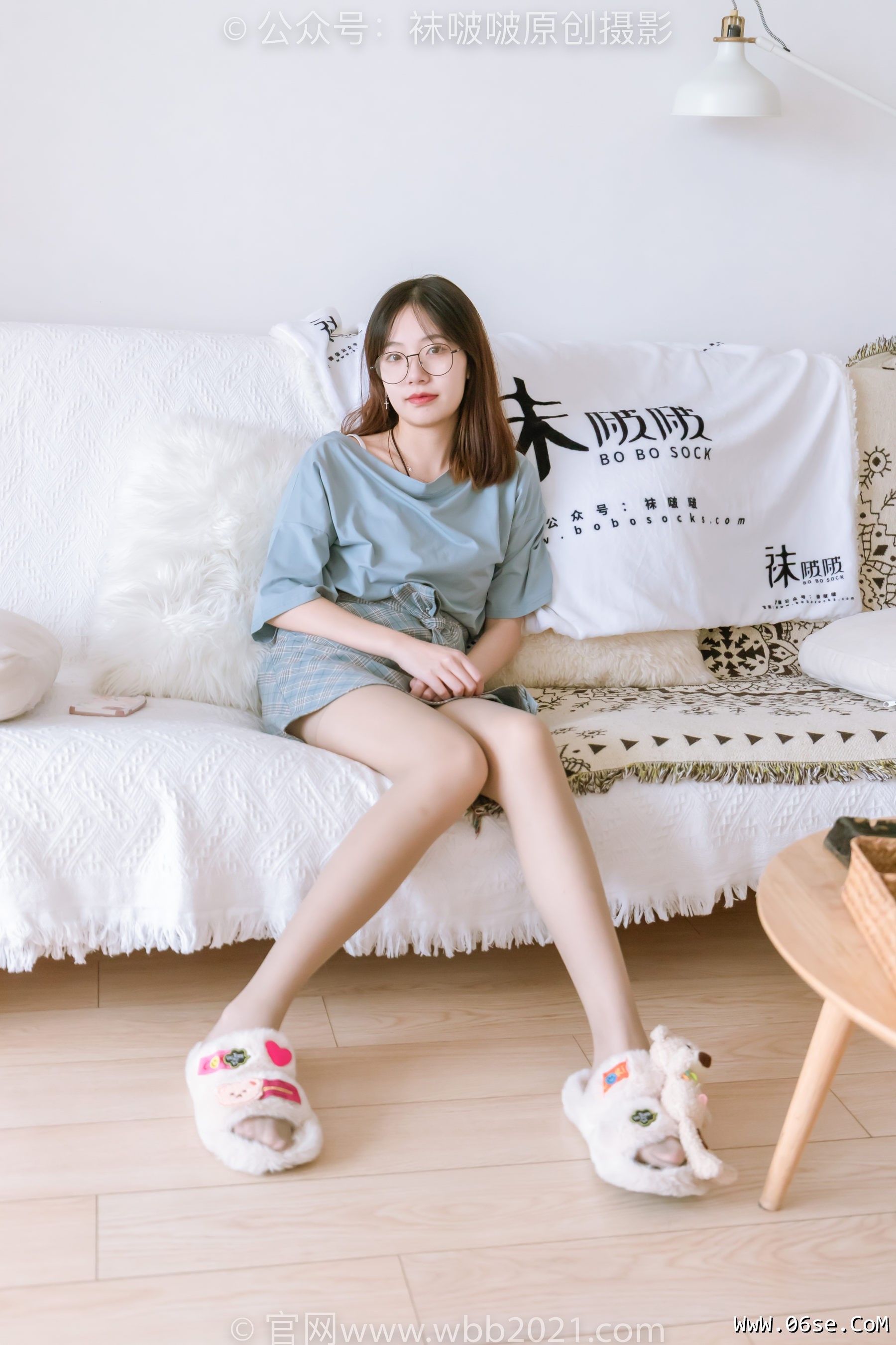 图片[98]-BoBoSocks袜啵啵 No.239 小甜豆-棉拖鞋、灰丝、裸足[140P]-六色网