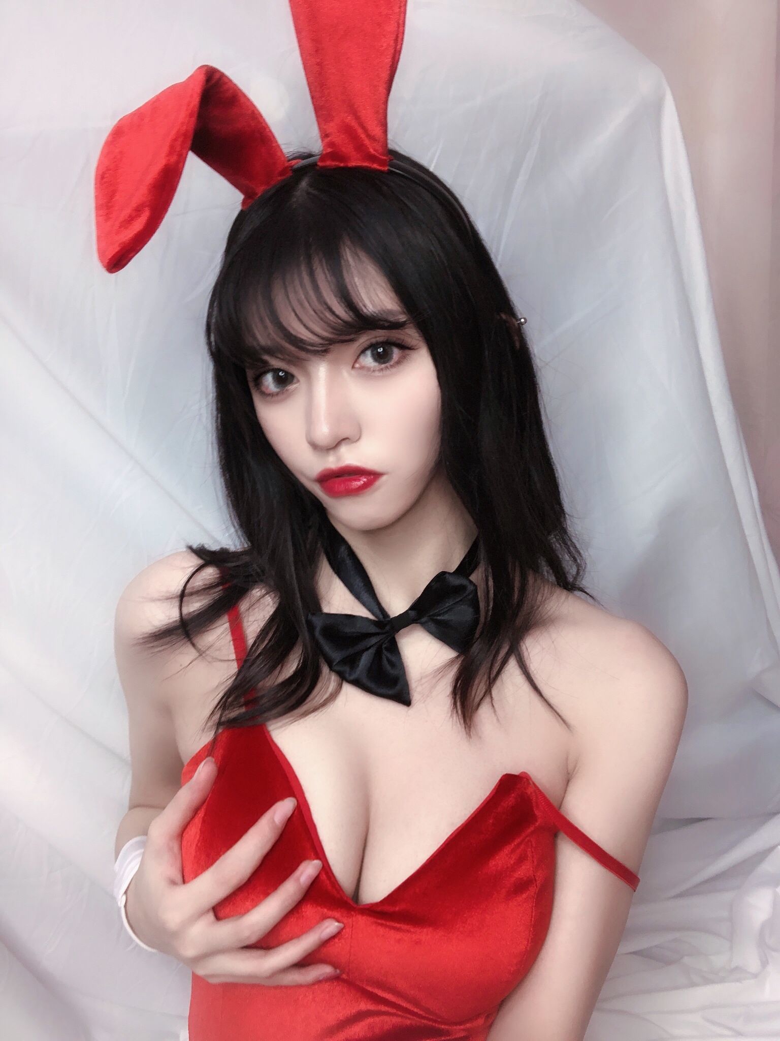 图片[6]-銘銘Kizami 红丝绒兔女郎[64P]-六色网