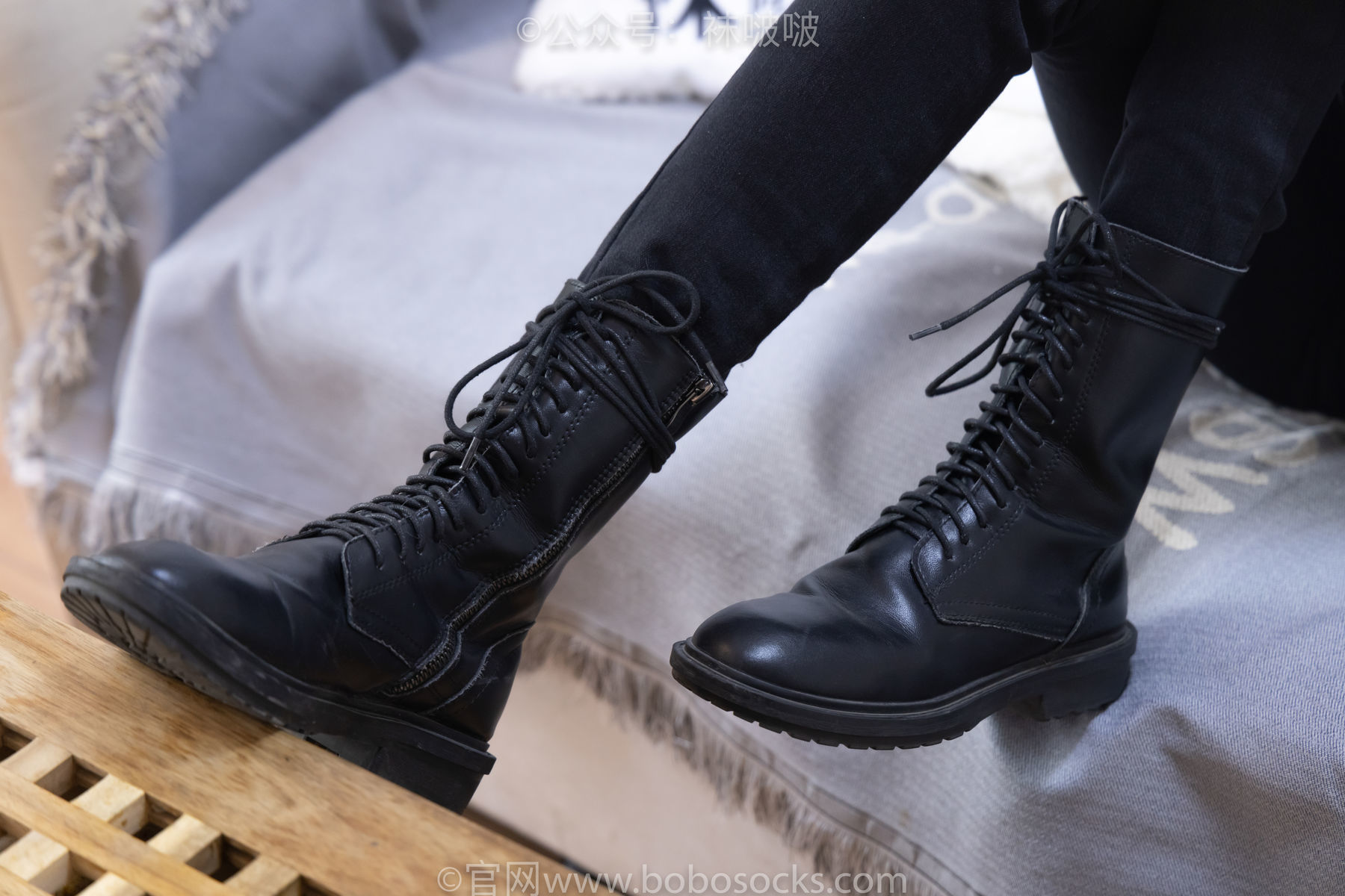 图片[44]-BoBoSocks袜啵啵 No.061 稚予-短靴、白棉袜、裸足[145P]-六色网